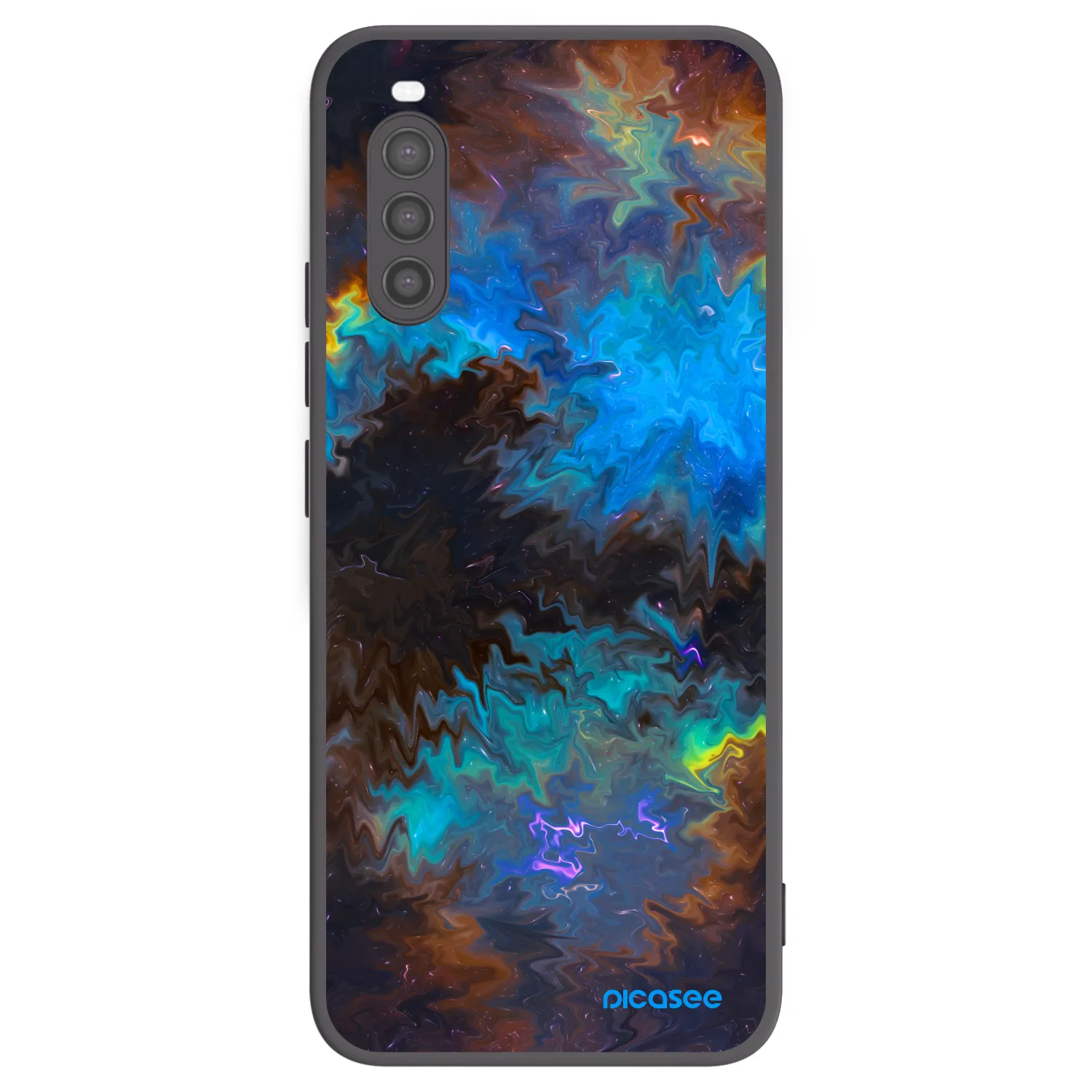 Picasee silikónový čierny obal pre Sony Xperia 10 II - Space