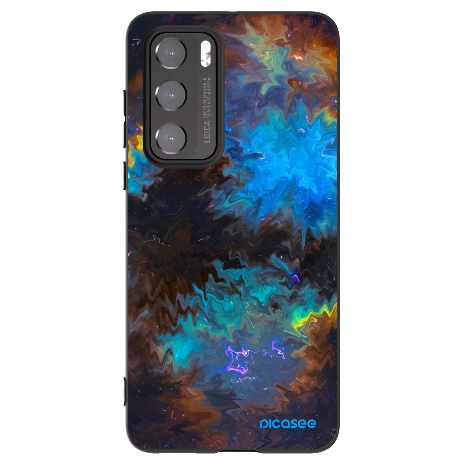 Picasee silikónový čierny obal pre Huawei P40 - Space