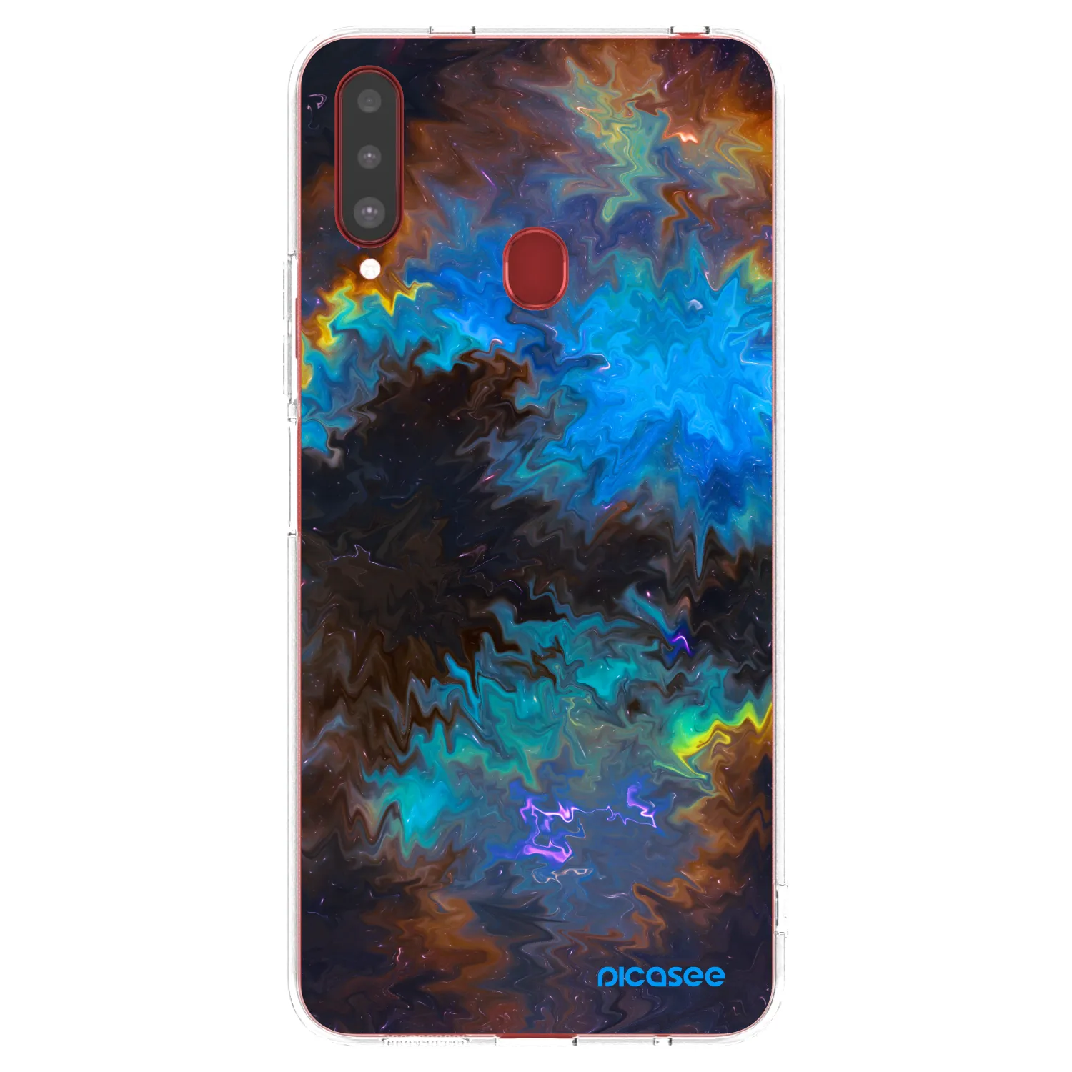 Picasee silikónový prehľadný obal pre Samsung Galaxy A20s - Space