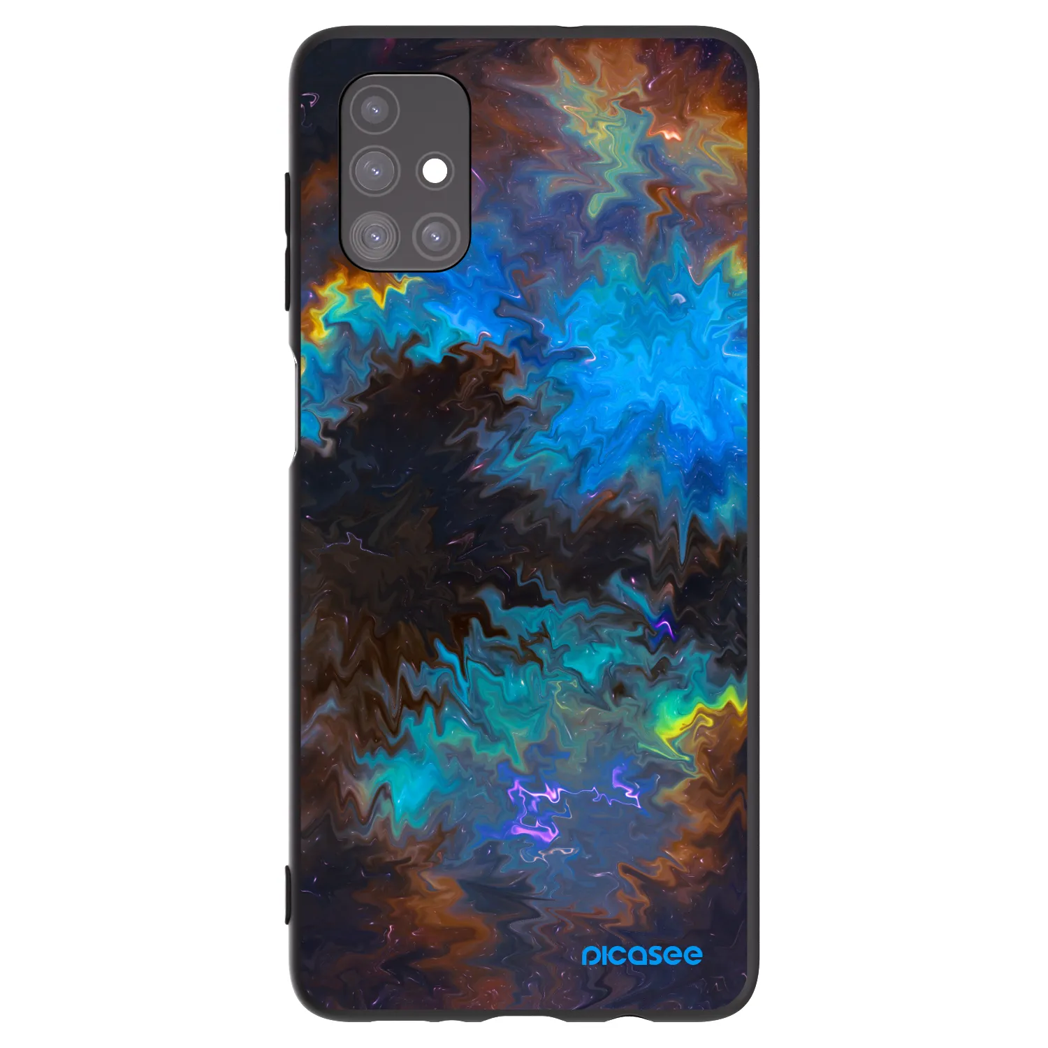 Picasee silikónový čierny obal pre Samsung Galaxy M51 M515F - Space