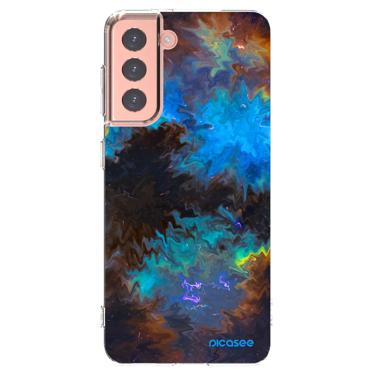 Silikónový prehľadný obal pre Samsung Galaxy S21 5G G991B - Space