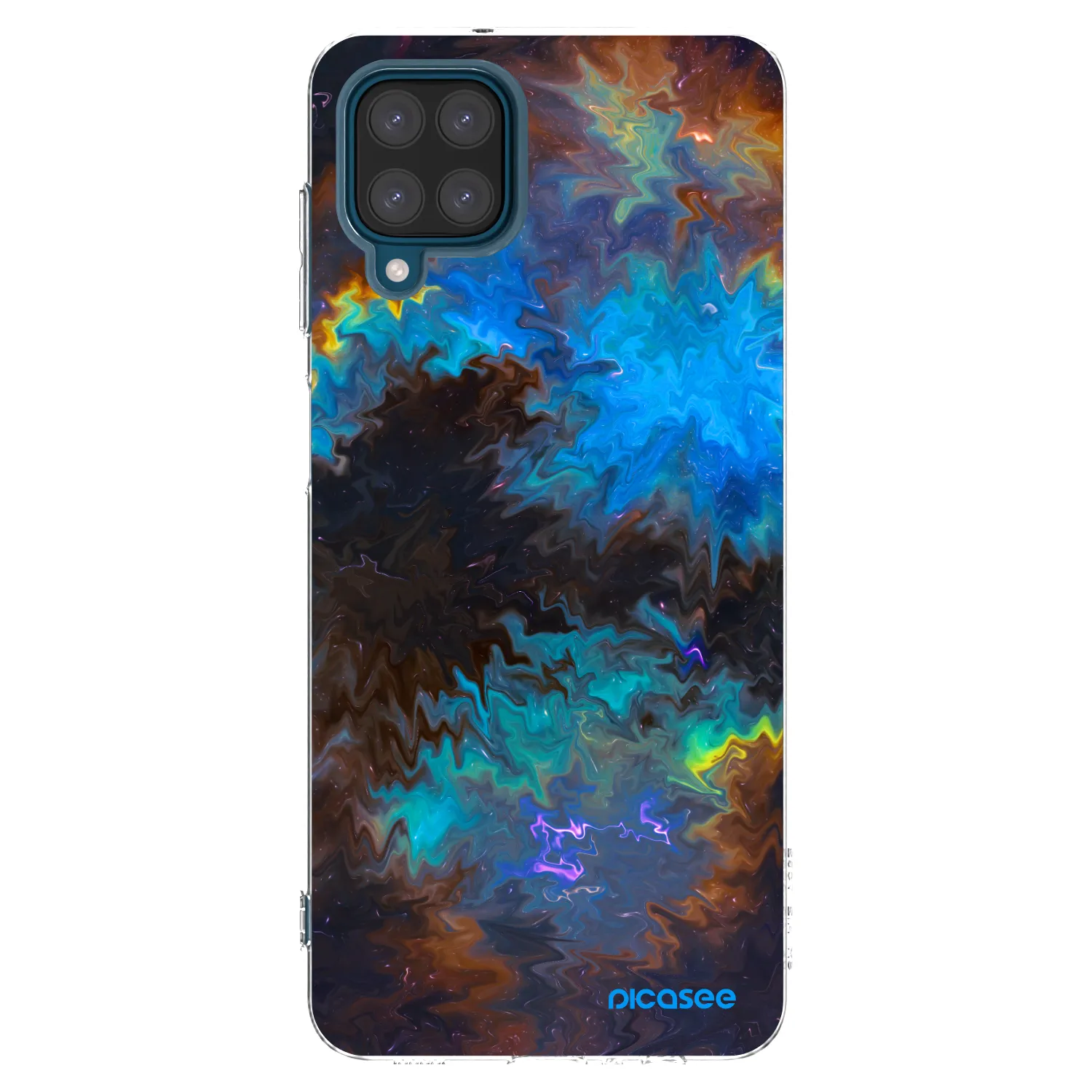 Picasee silikónový prehľadný obal pre Samsung Galaxy A12 A125F - Space
