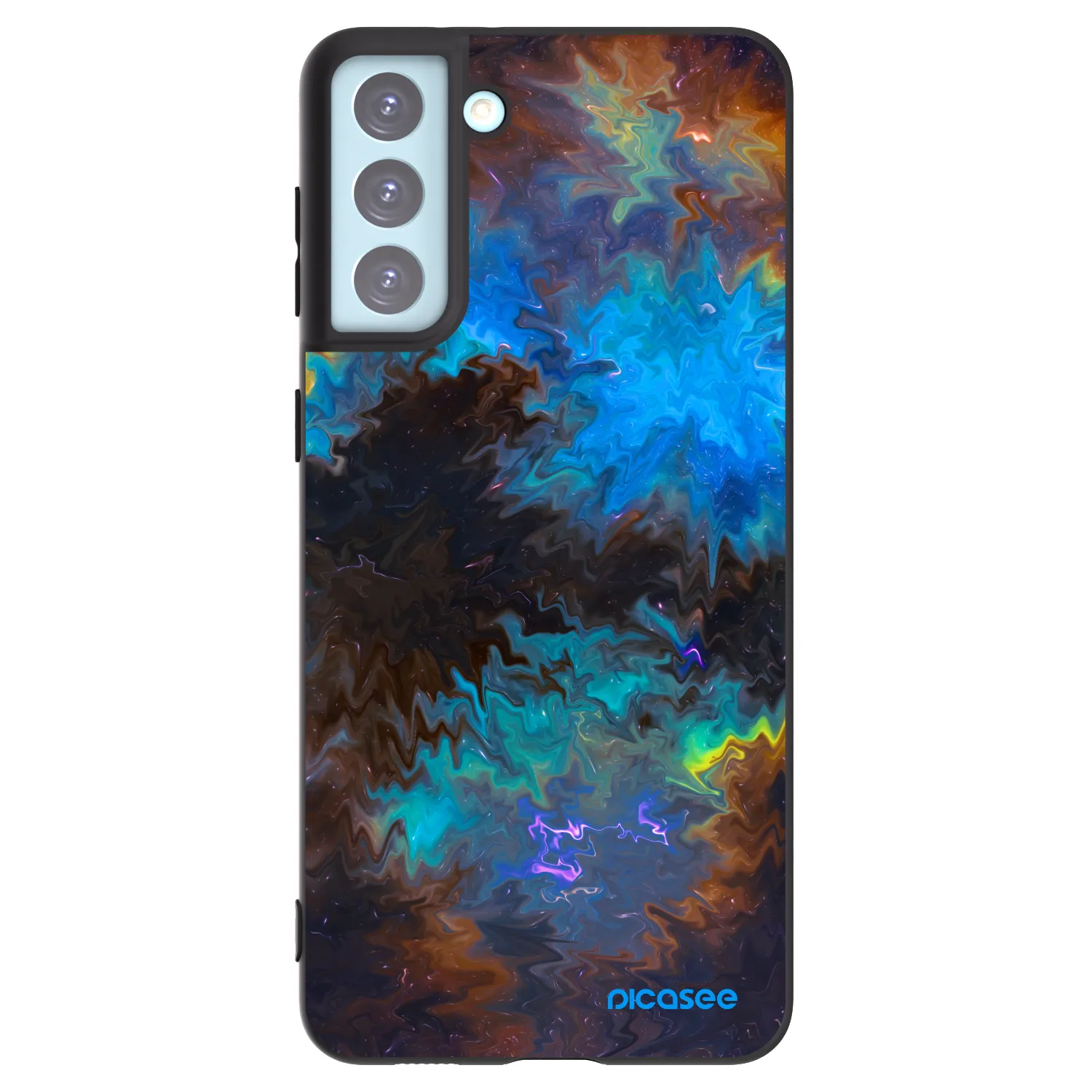 Picasee silikónový čierny obal pre Samsung Galaxy S21+ 5G G996F - Space