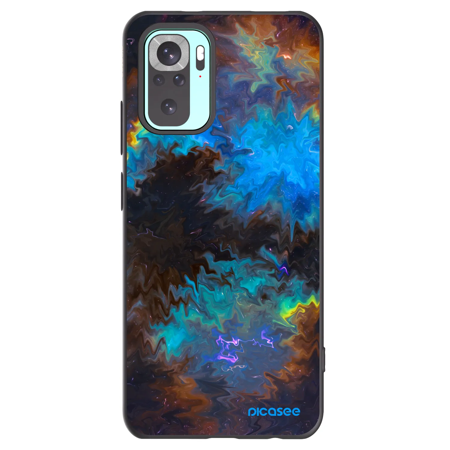 Picasee silikónový čierny obal pre Xiaomi Redmi Note 10 Pro - Space