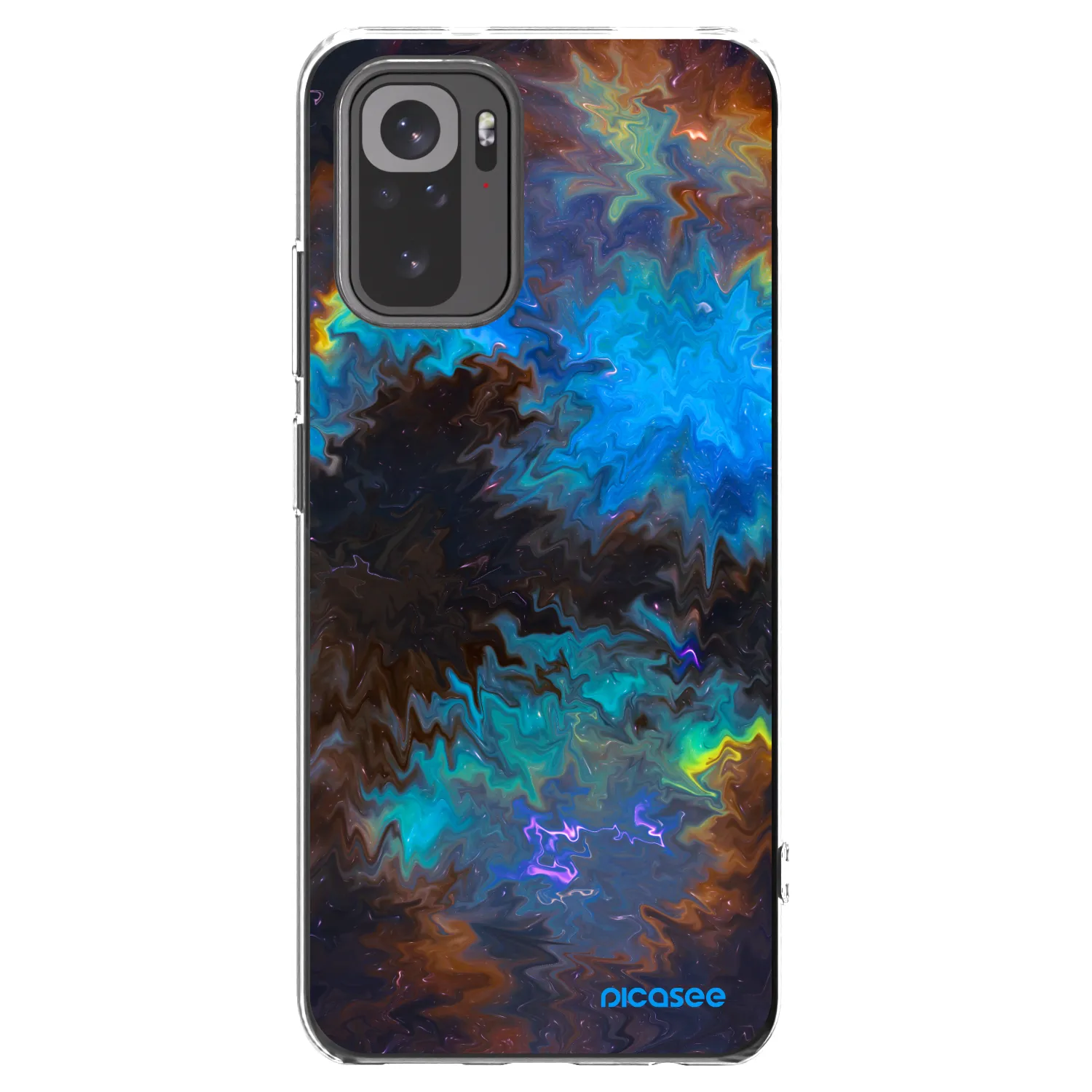 Picasee silikónový prehľadný obal pre Xiaomi Redmi Note 10S - Space