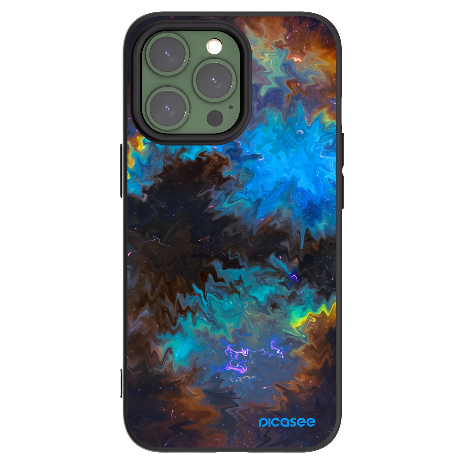 Picasee silikónový čierny obal pre Apple iPhone 13 Pro - Space