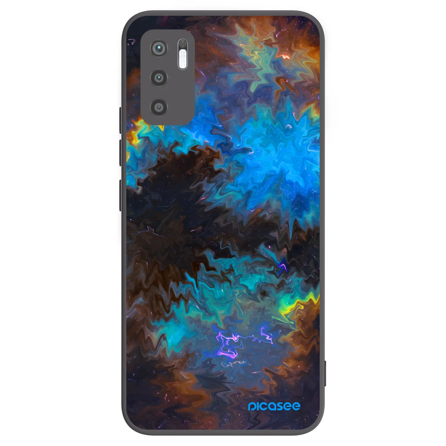 Picasee silikónový čierny obal pre Xiaomi Redmi Note 10 5G - Space
