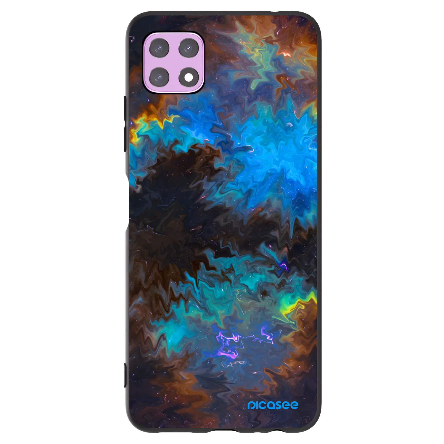 Picasee silikónový čierny obal pre Samsung Galaxy A22 A226B 5G - Space