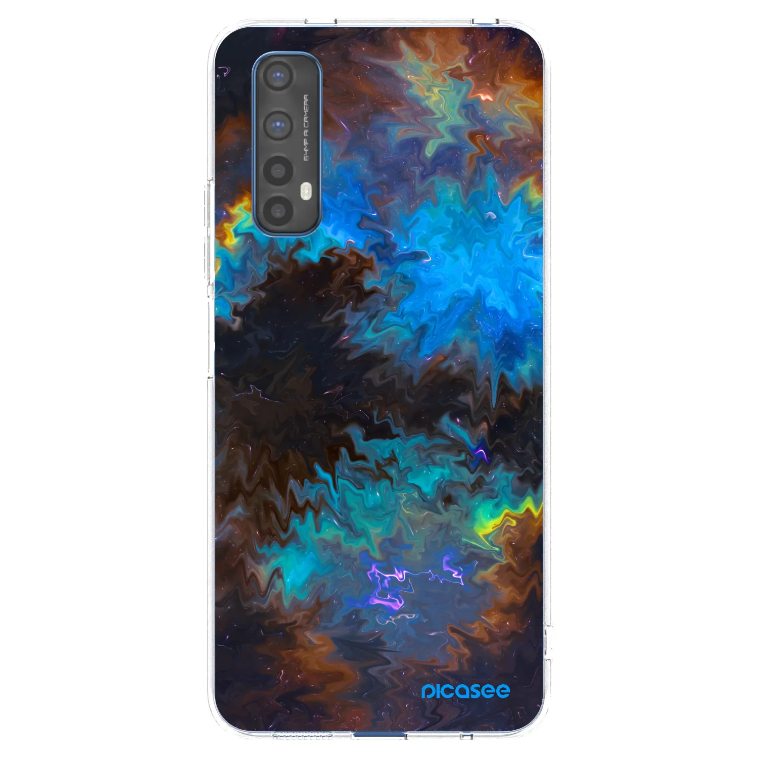 Picasee silikónový prehľadný obal pre Realme 7 - Space