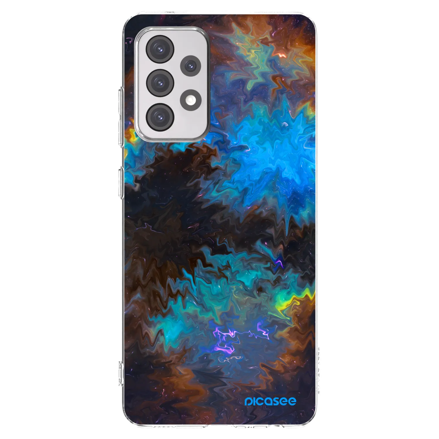 Picasee silikónový prehľadný obal pre Samsung Galaxy A52s 5G A528B - Space