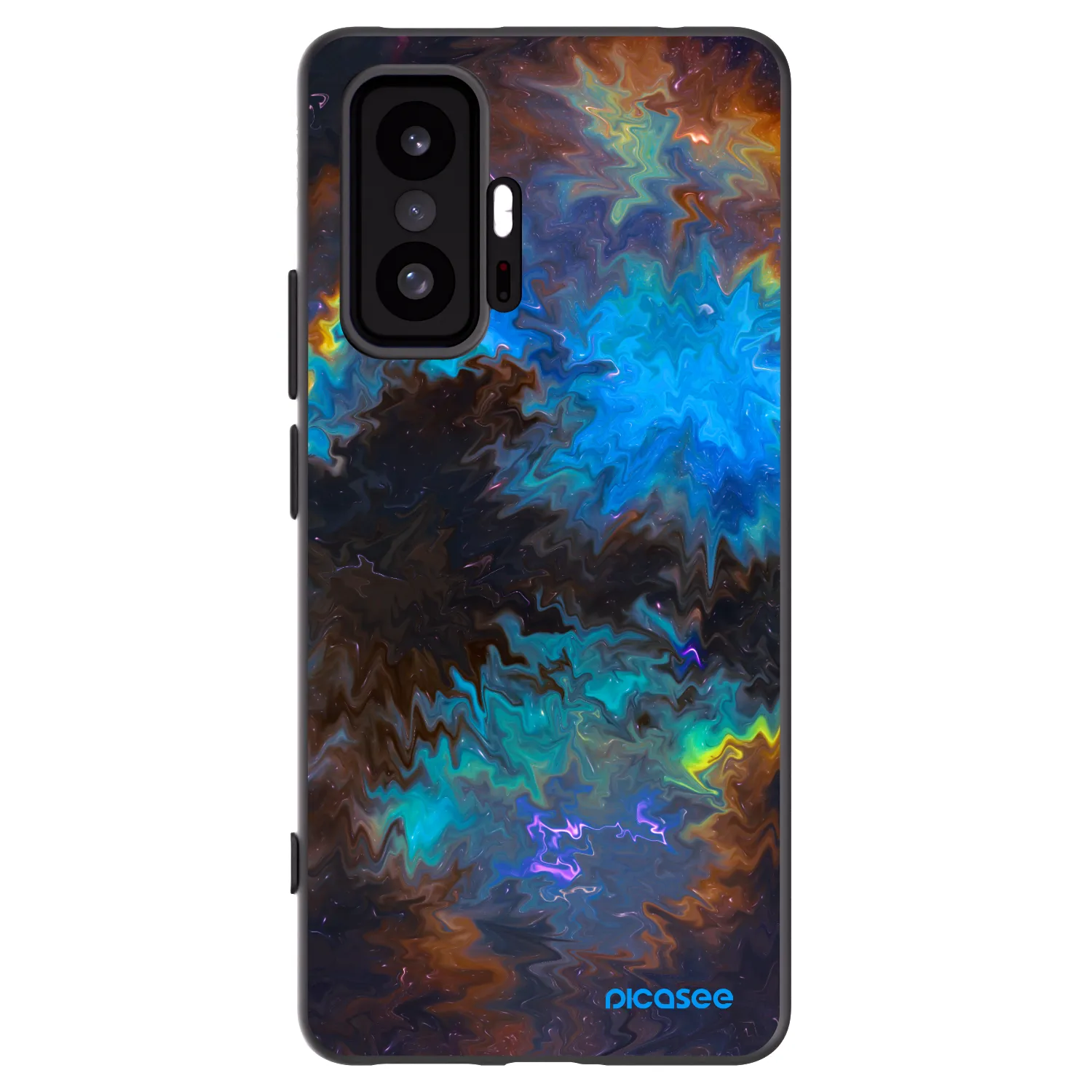 Picasee silikónový čierny obal pre Xiaomi 11T - Space