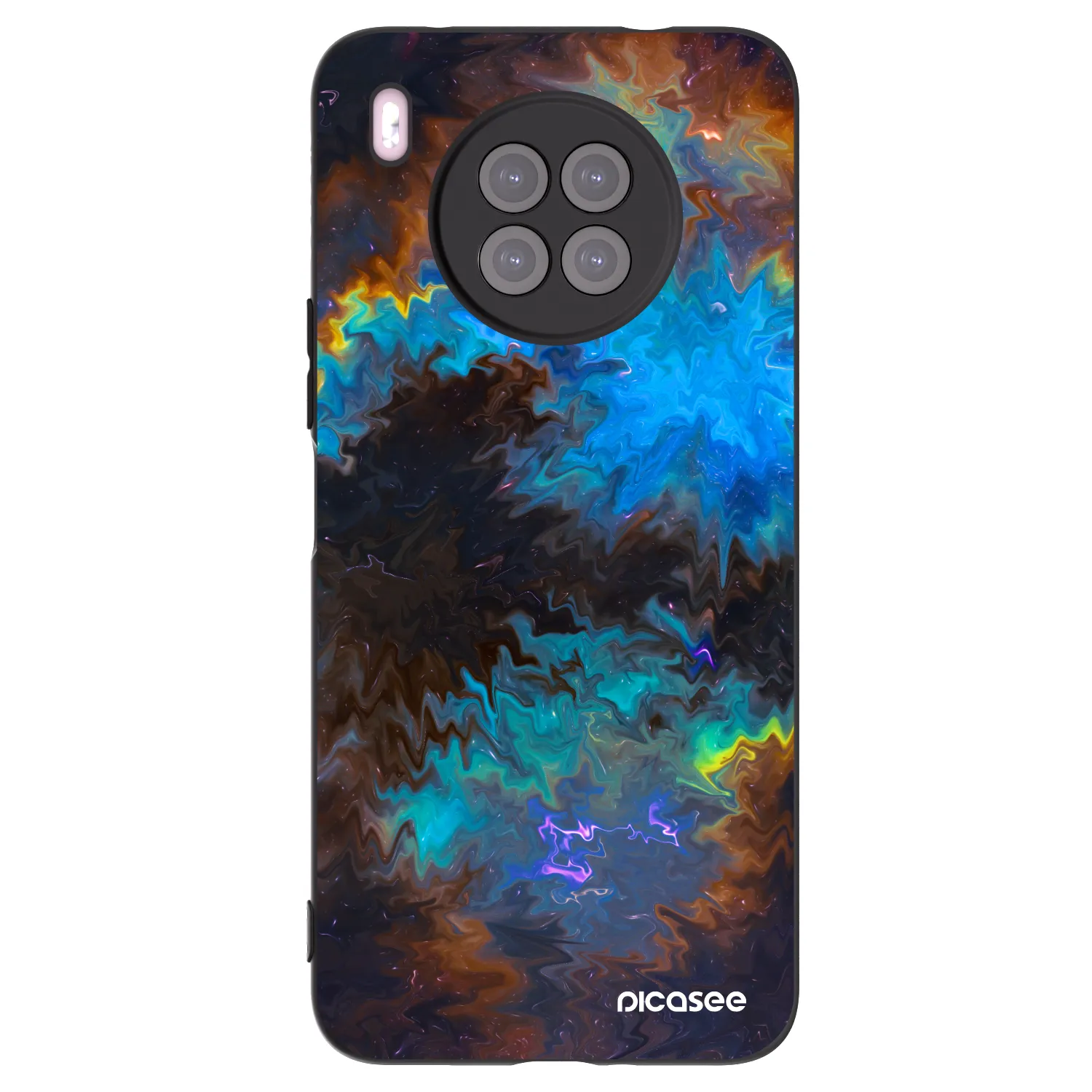 Picasee silikónový čierny obal pre Huawei Nova 8i - Space