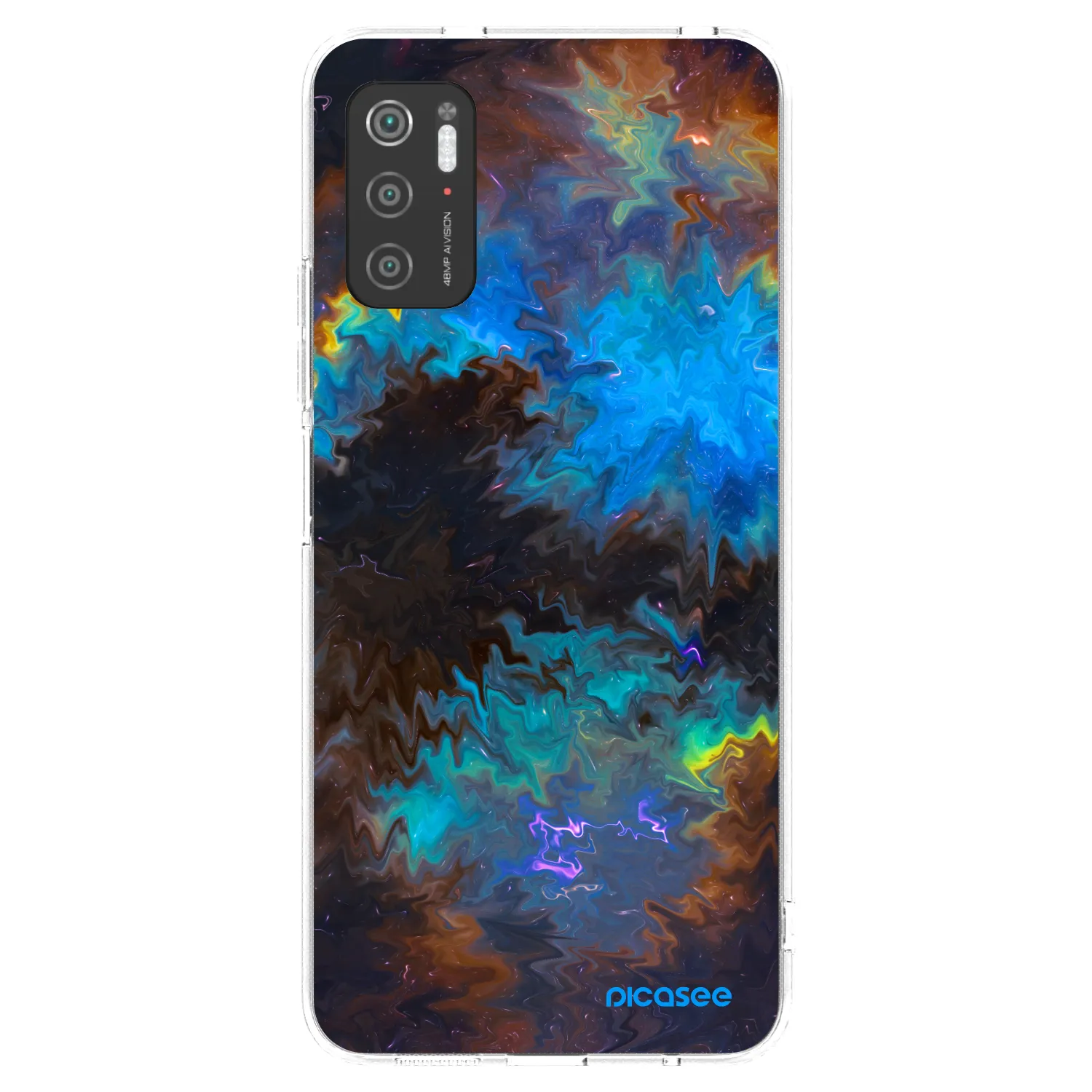 Picasee silikónový prehľadný obal pre Xiaomi Poco M3 Pro 5G - Space