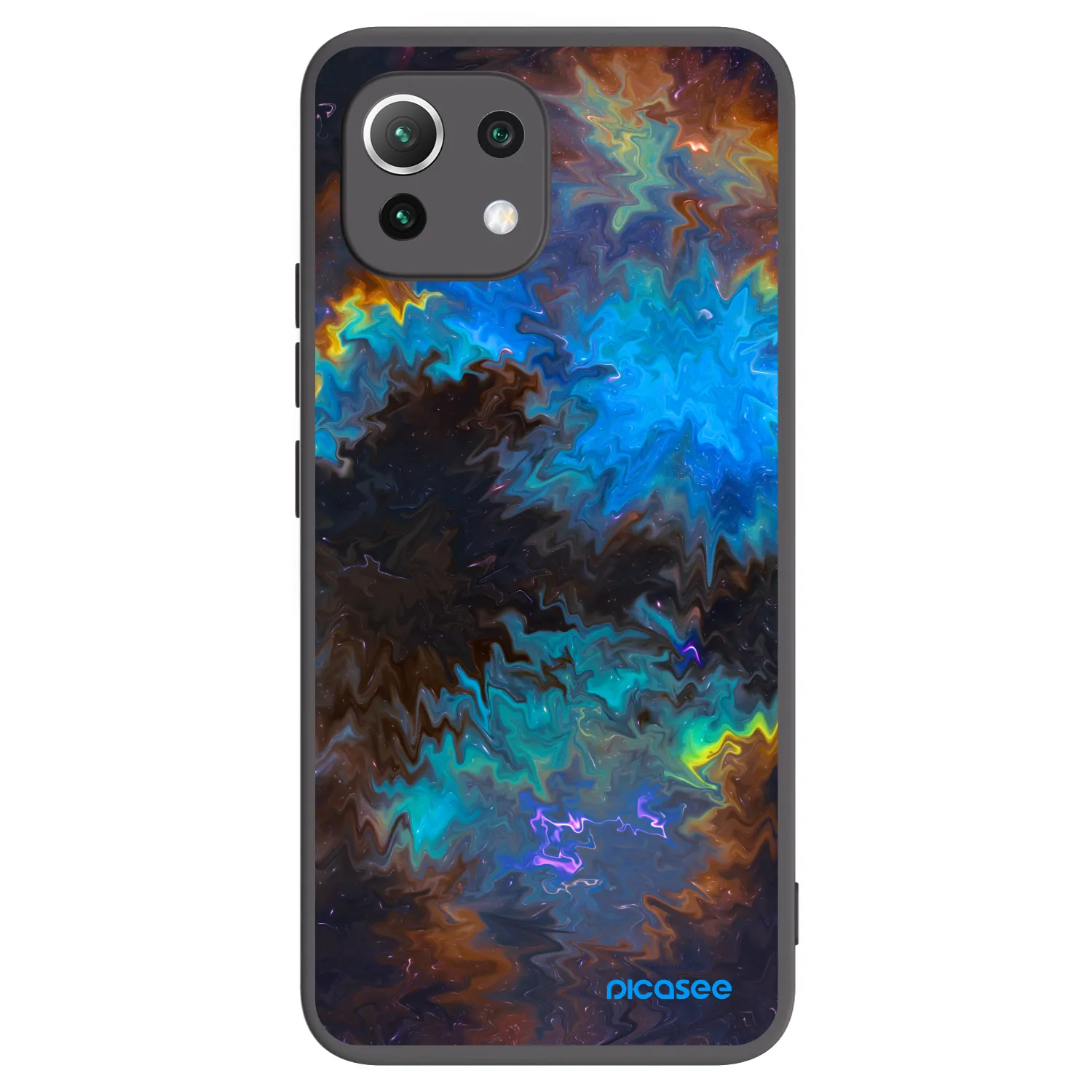 Picasee silikónový čierny obal pre Xiaomi 11 Lite 5G NE - Space