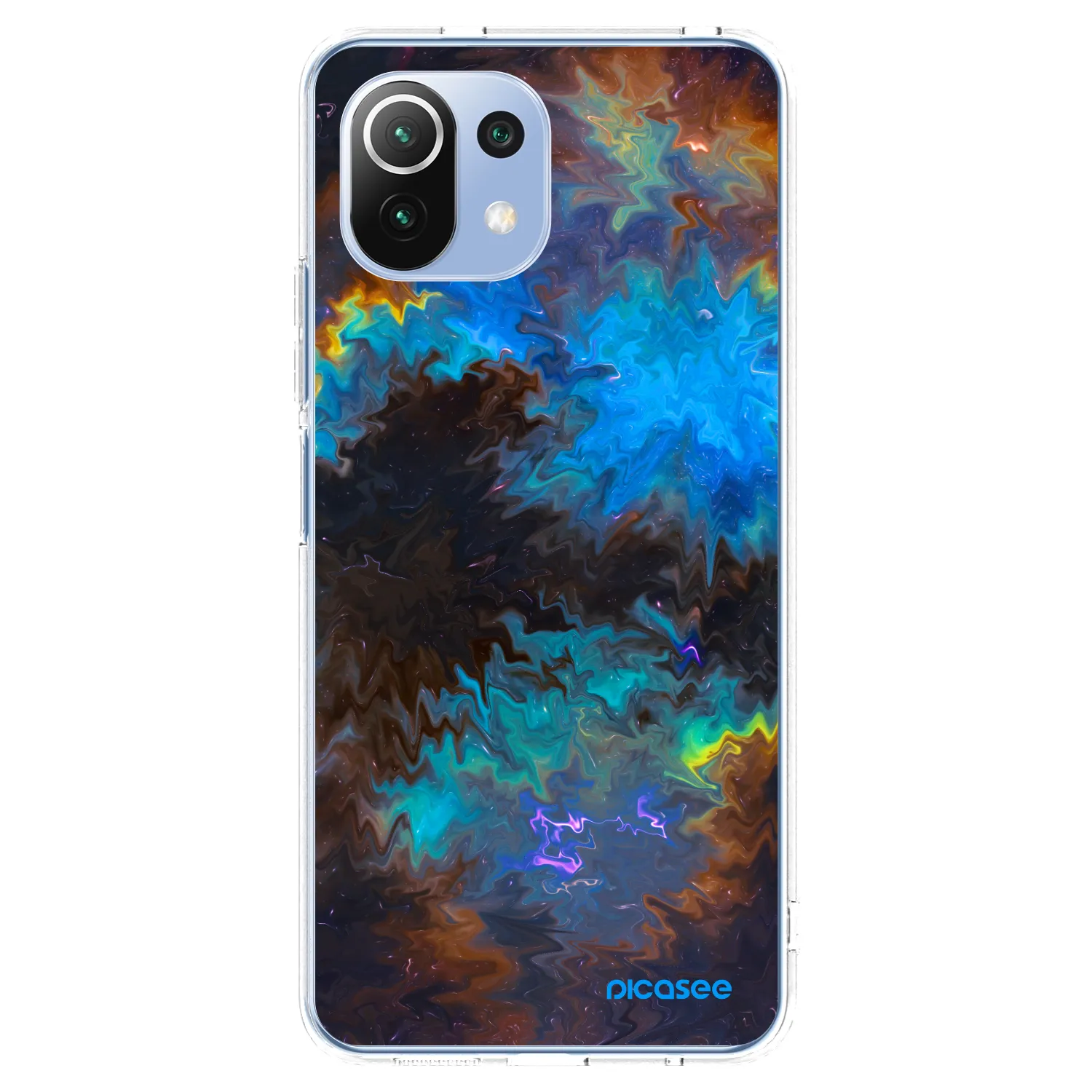 Picasee silikónový prehľadný obal pre Xiaomi 11 Lite 5G NE - Space
