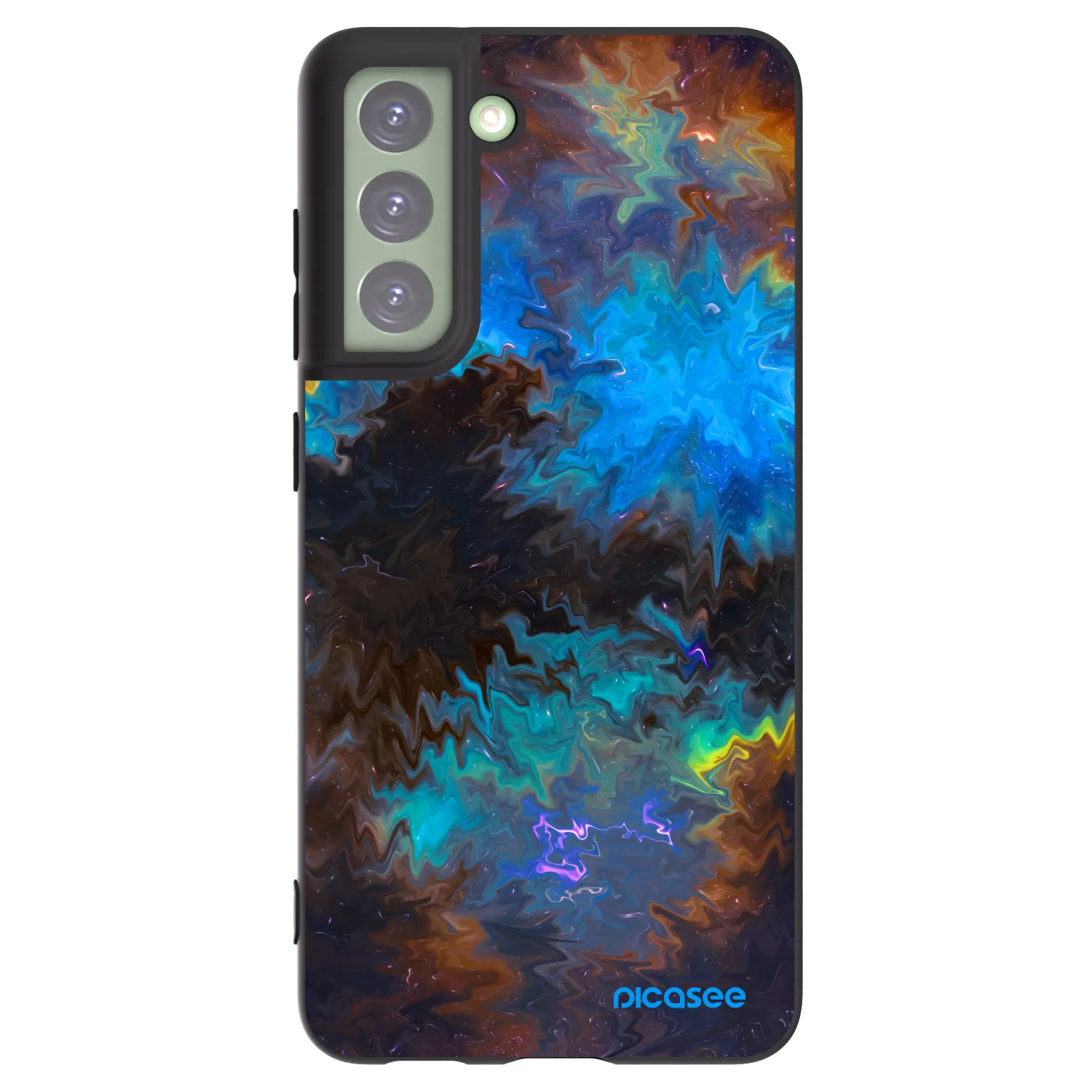 Picasee silikónový čierny obal pre Samsung Galaxy S21 FE 5G - Space
