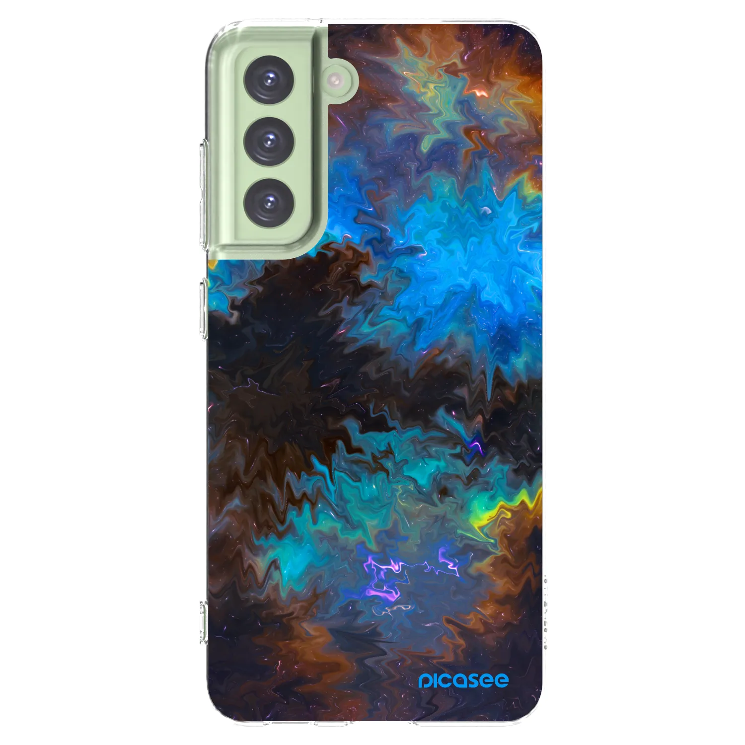 Picasee silikónový prehľadný obal pre Samsung Galaxy S21 FE 5G - Space