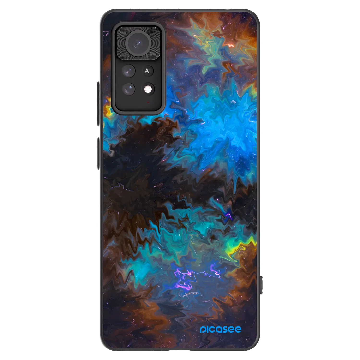 Picasee silikónový čierny obal pre Xiaomi Redmi Note 11 Pro - Space