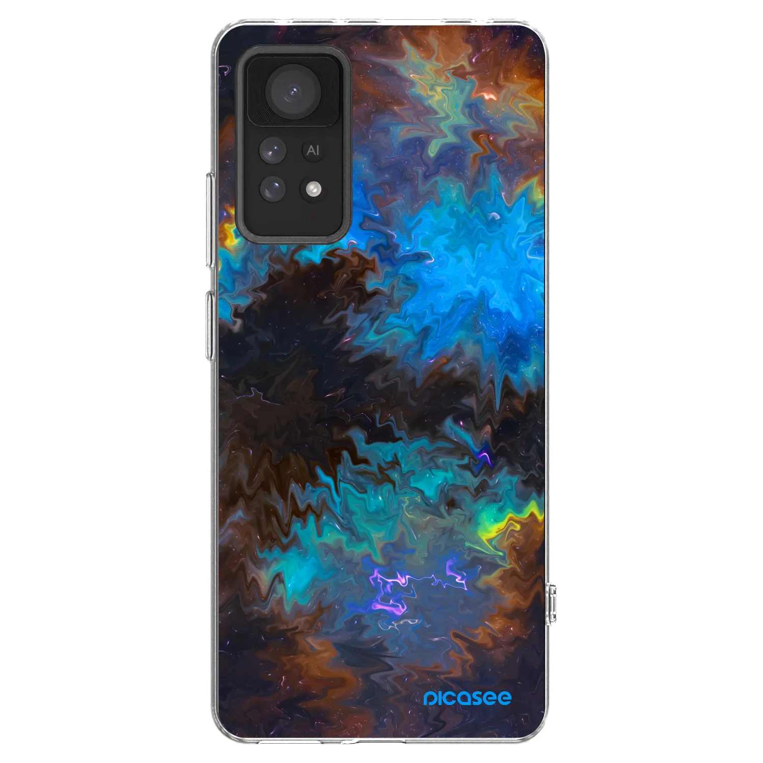 Picasee silikónový prehľadný obal pre Xiaomi Redmi Note 11 Pro 5G - Space