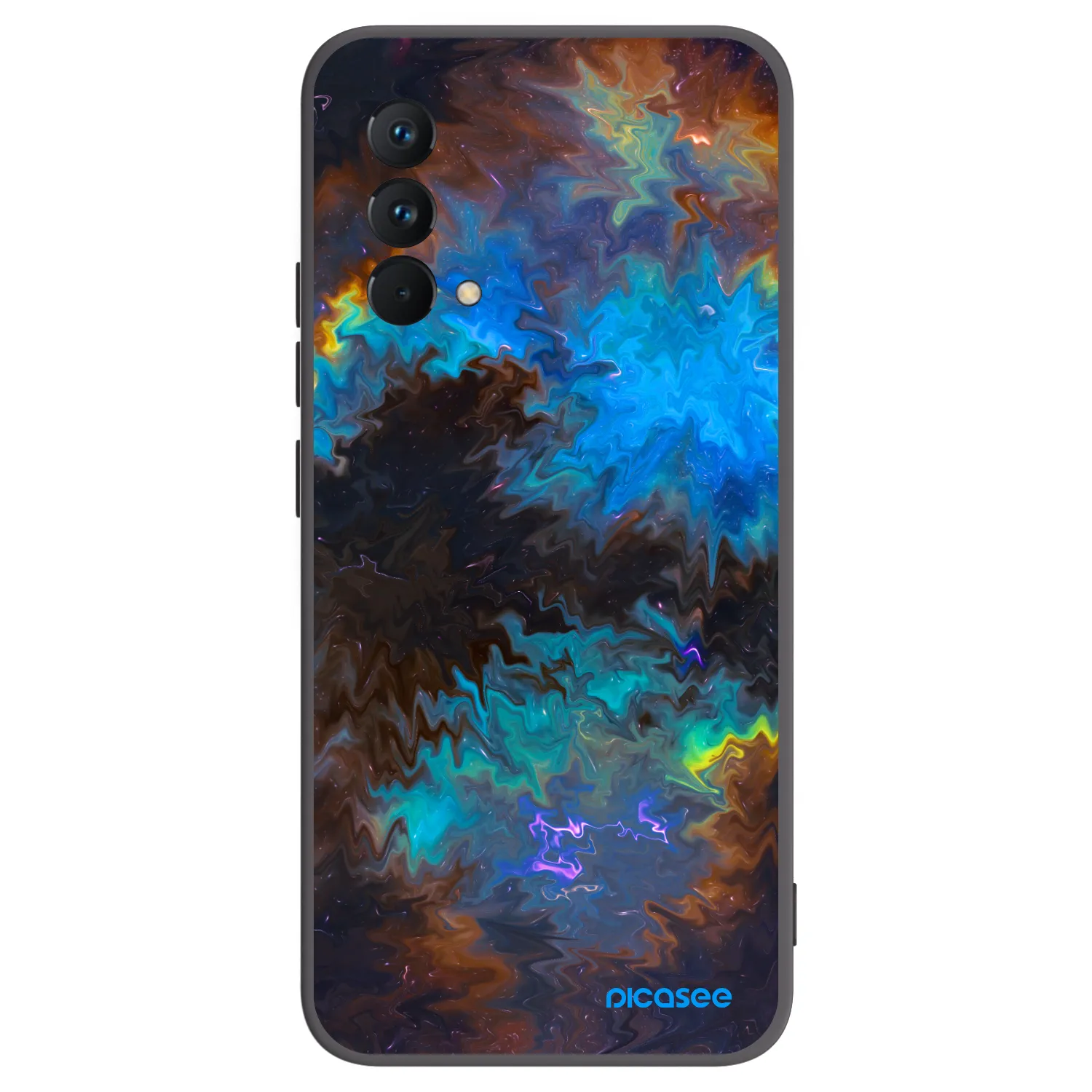 Picasee silikónový čierny obal pre Realme GT Master Edition 5G - Space