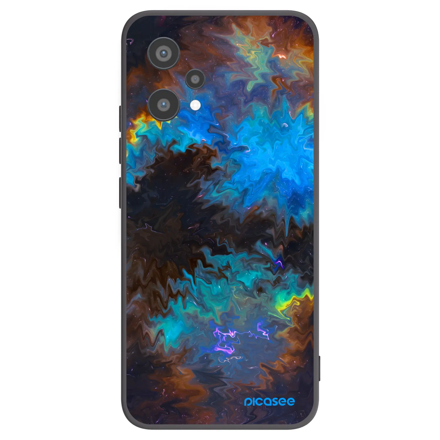 Picasee silikónový čierny obal pre Realme 9 Pro 5G - Space