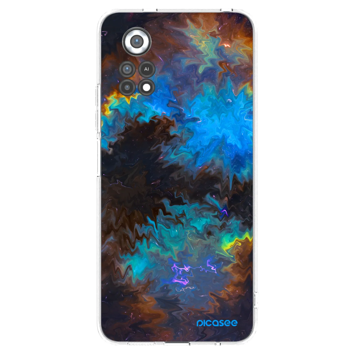 Picasee silikónový prehľadný obal pre Xiaomi Poco X4 Pro 5G - Space
