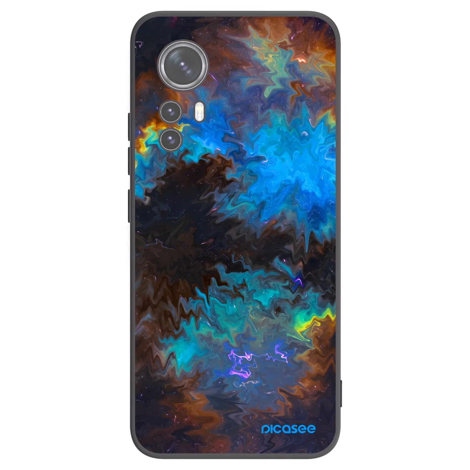 Picasee silikónový čierny obal pre Xiaomi 12 - Space