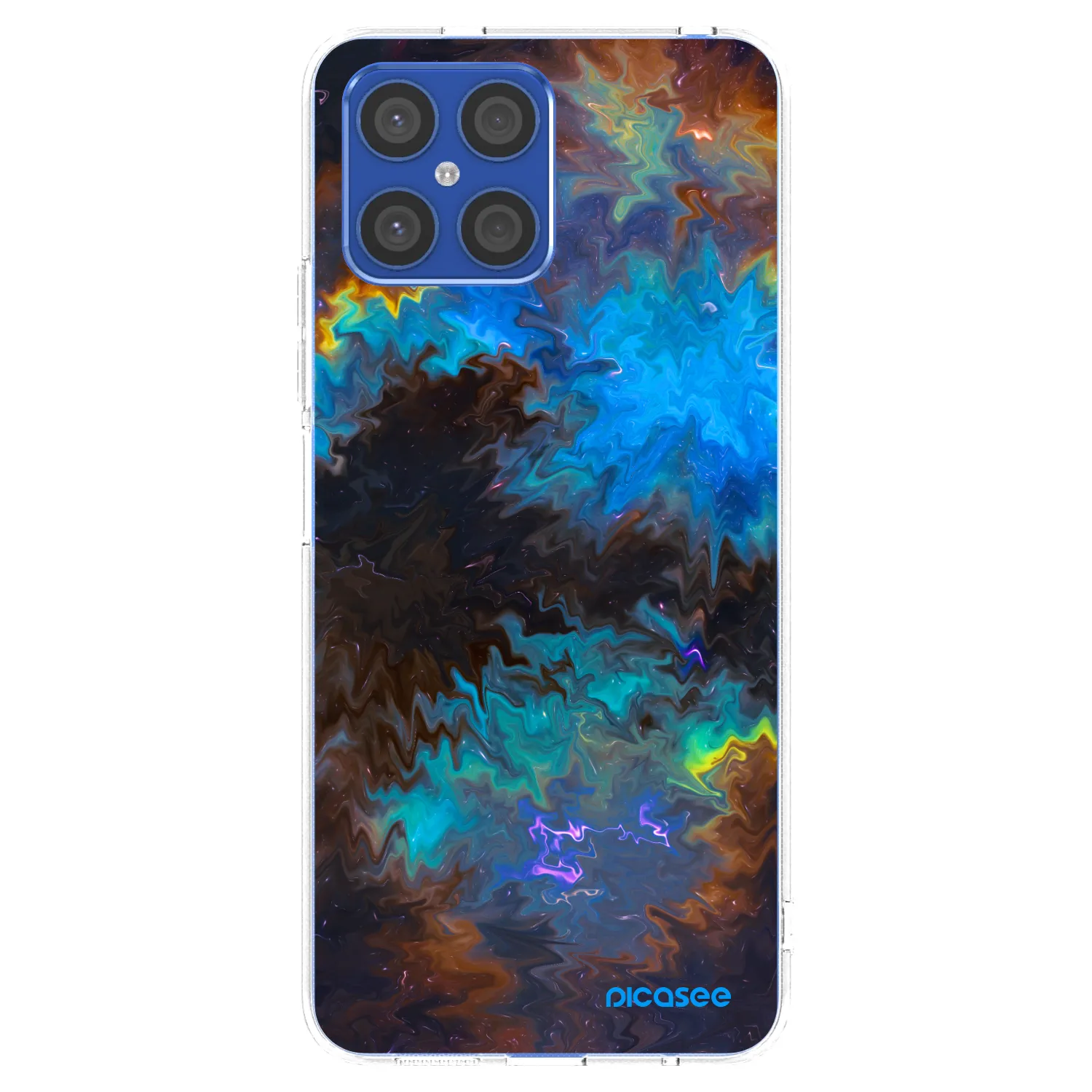 Picasee silikónový prehľadný obal pre Honor X8 4G - Space