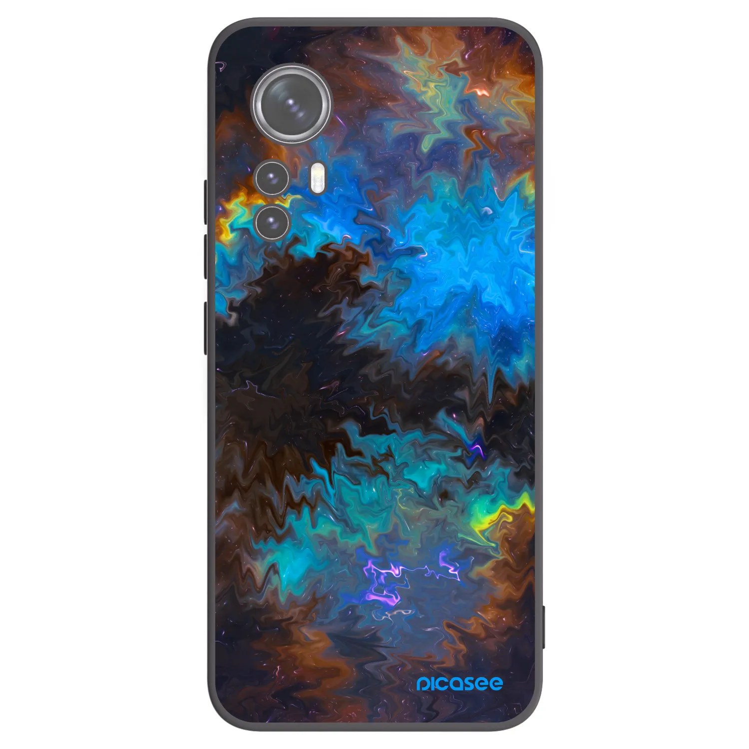 Picasee silikónový čierny obal pre Xiaomi 12X - Space