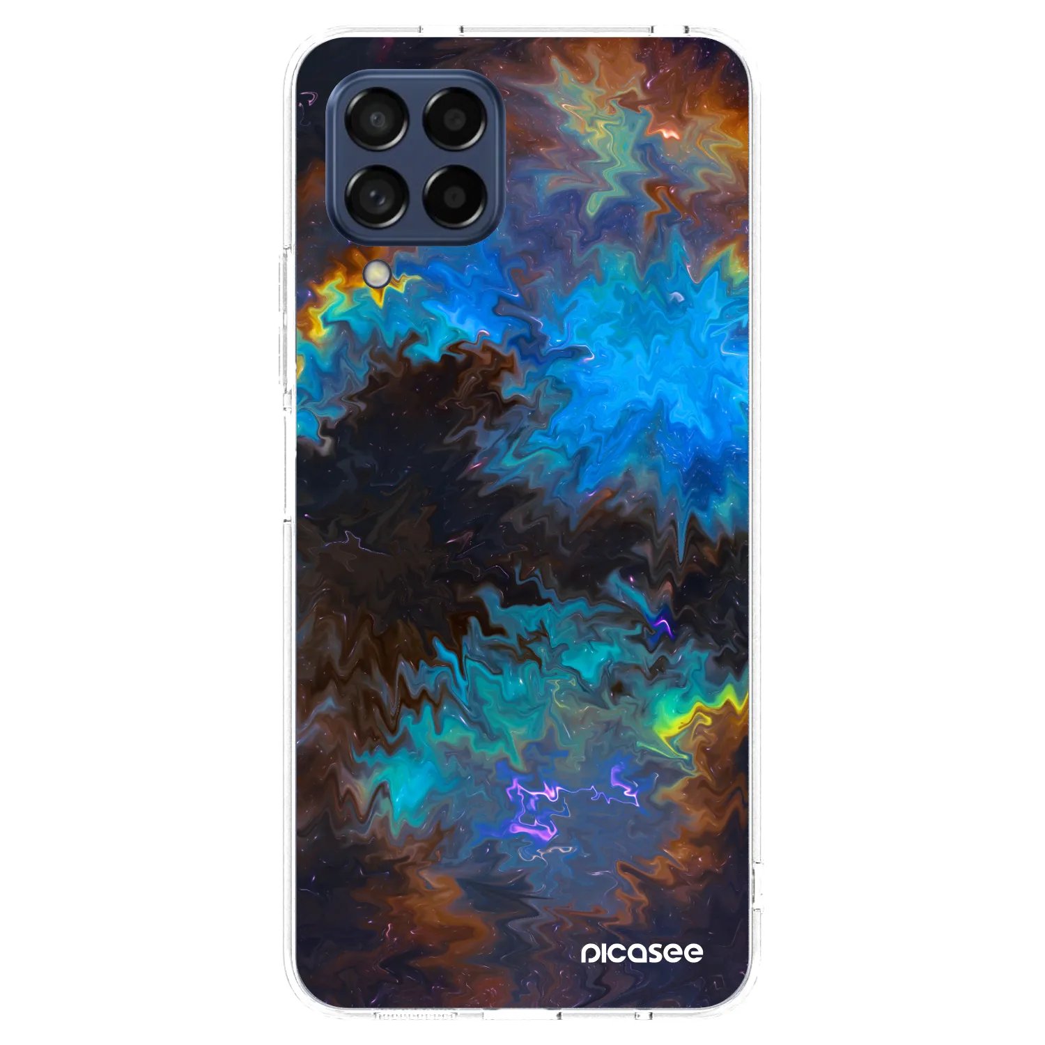 Picasee silikónový prehľadný obal pre Samsung Galaxy M53 5G - Space