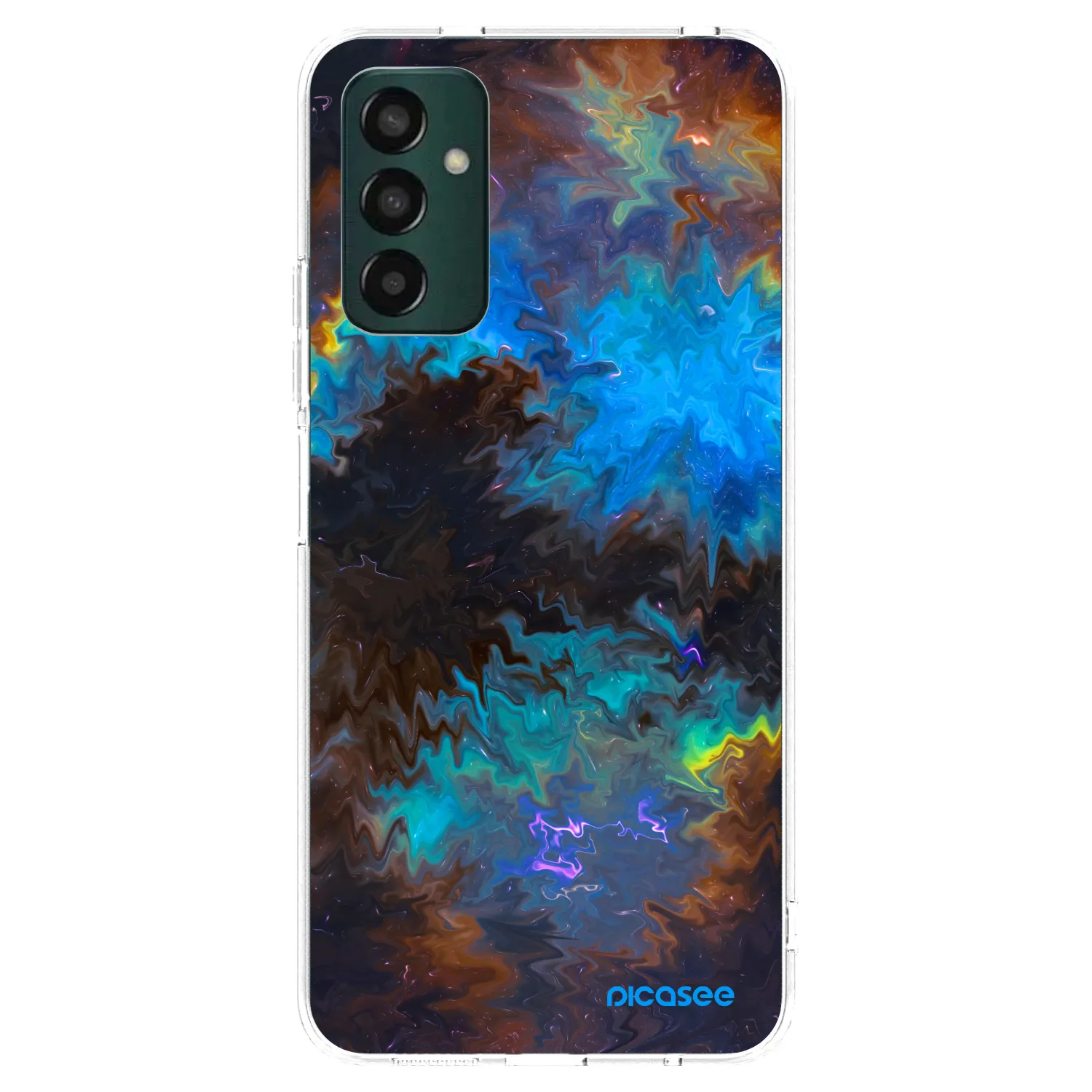Picasee silikónový prehľadný obal pre Samsung Galaxy M13 M135F - Space