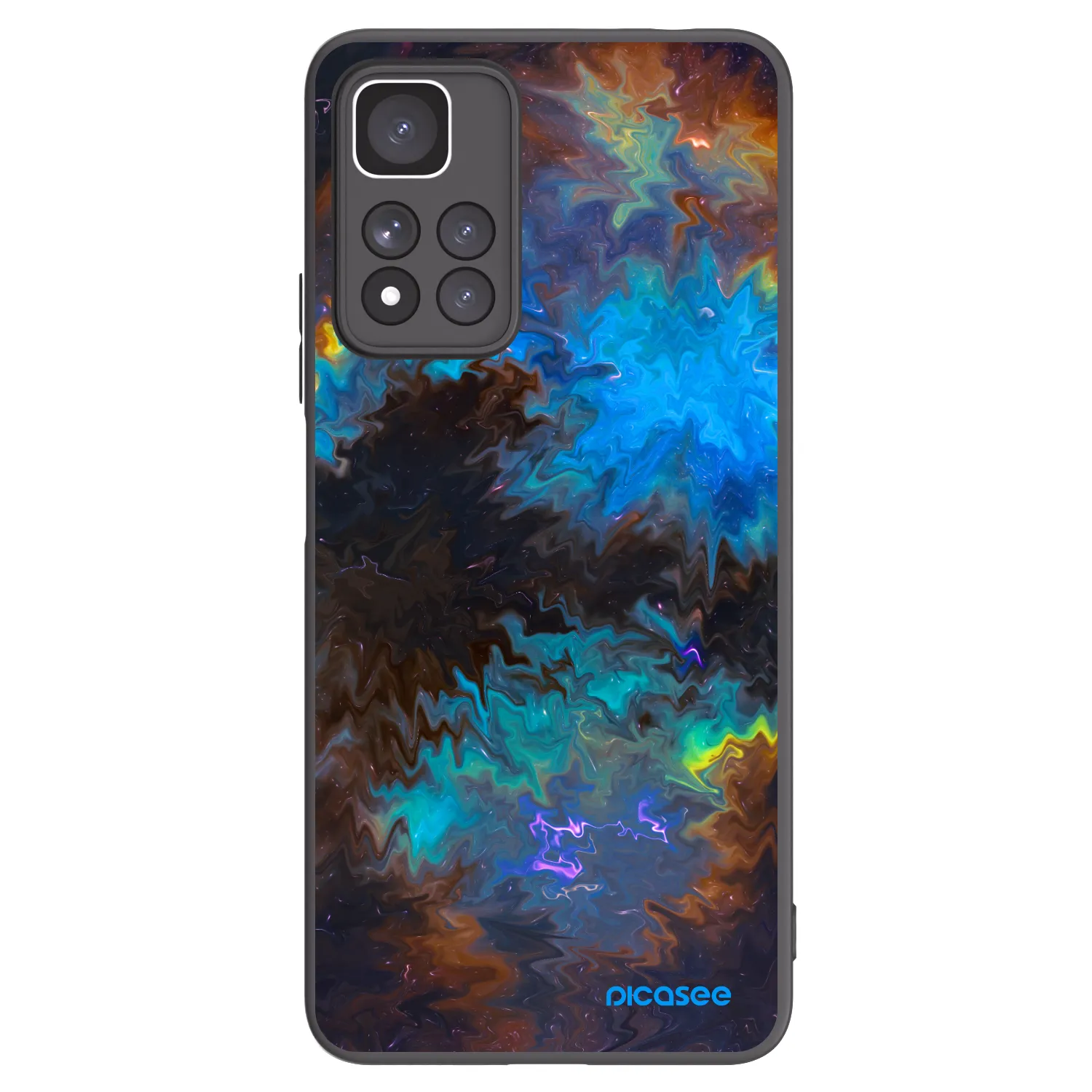 Picasee silikónový čierny obal pre Xiaomi Redmi Note 11 Pro+ 5G - Space