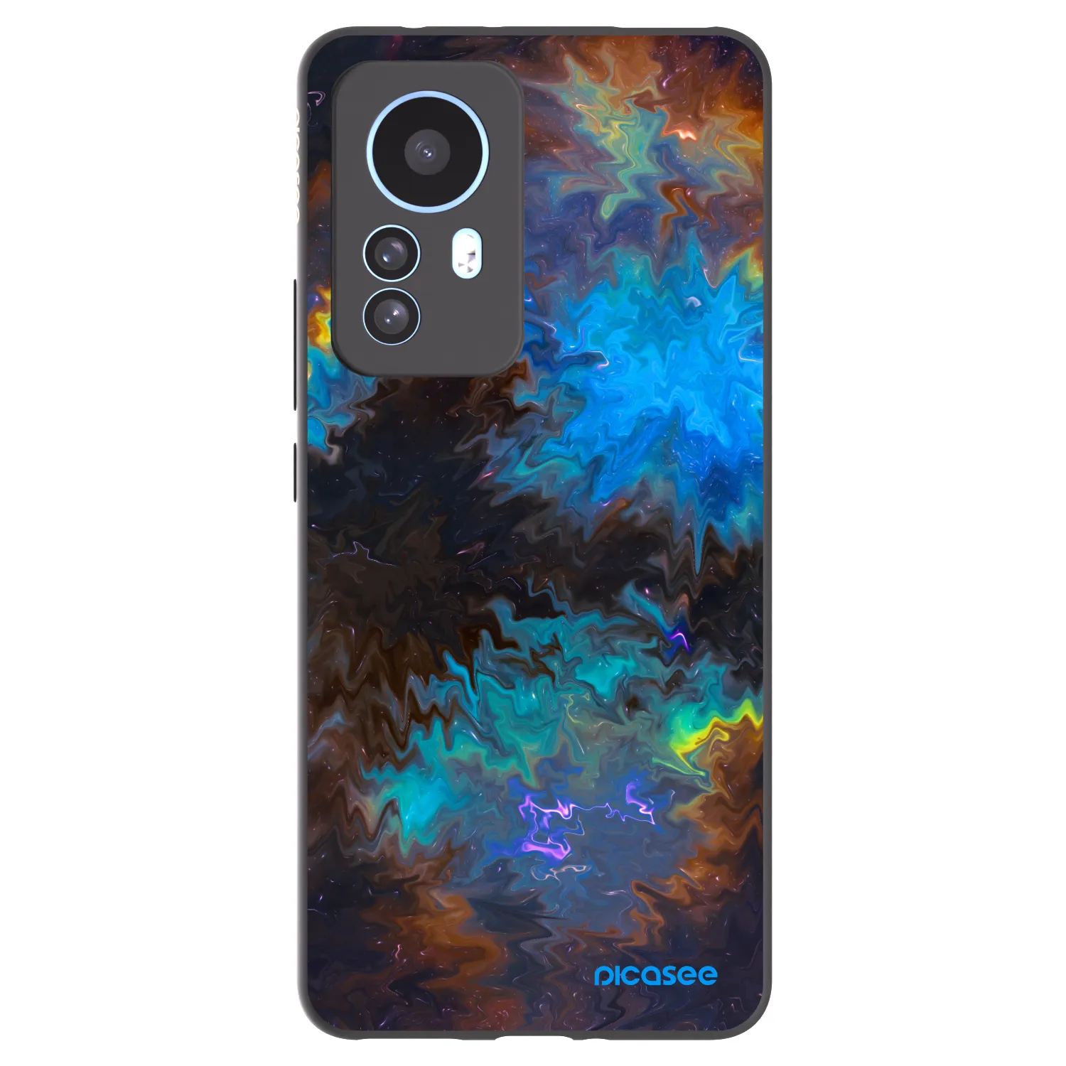Picasee silikónový čierny obal pre Xiaomi 12T Pro - Space