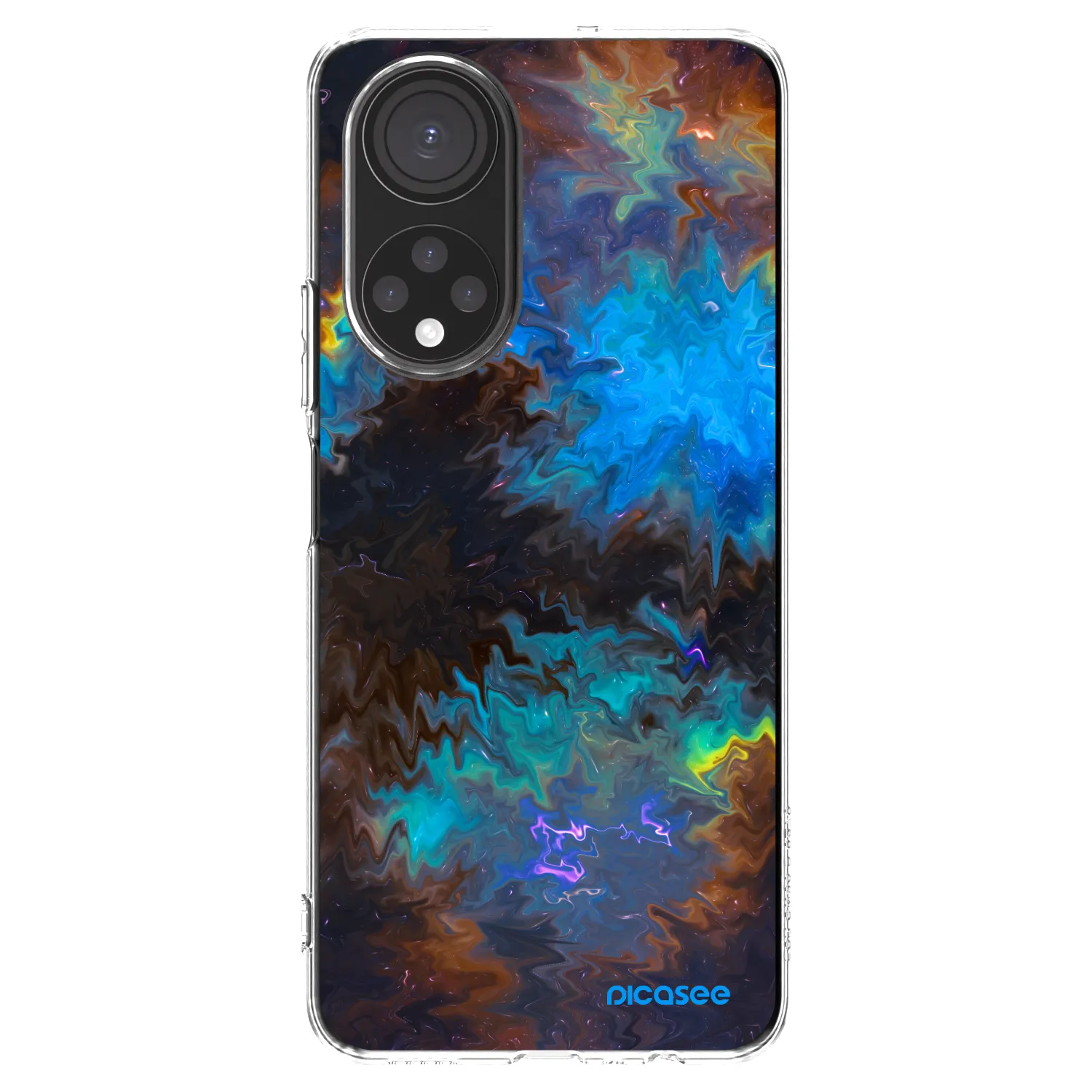 Picasee silikónový prehľadný obal pre Honor X7 - Space