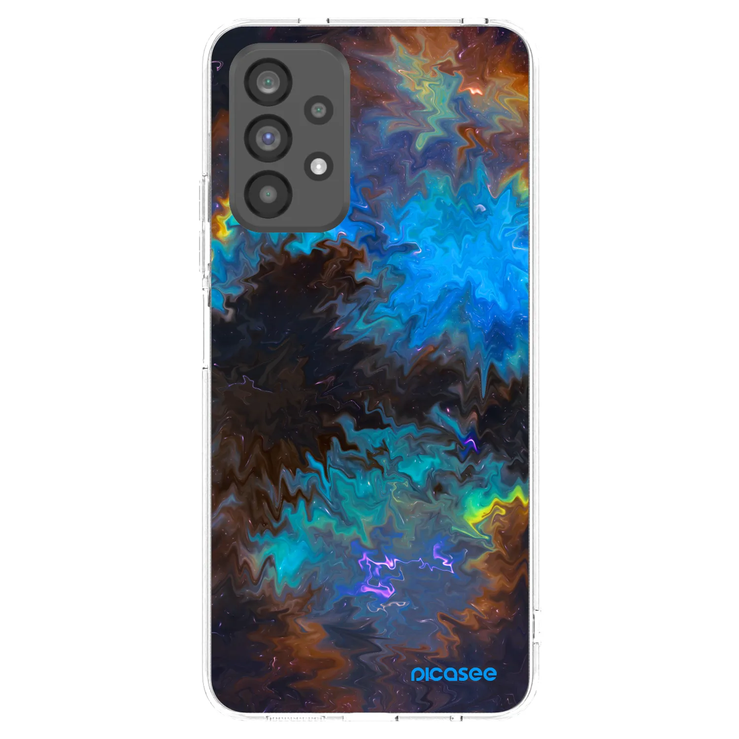 Picasee silikónový prehľadný obal pre Samsung Galaxy A73 5G - Space