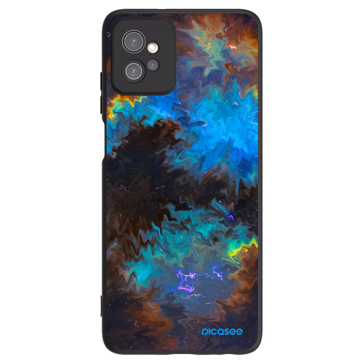 Picasee silikónový čierny obal pre Motorola Moto G32 - Space