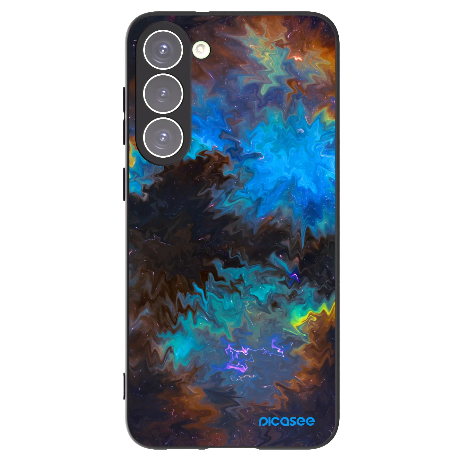 Picasee silikónový čierny obal pre Samsung Galaxy S23+ 5G - Space