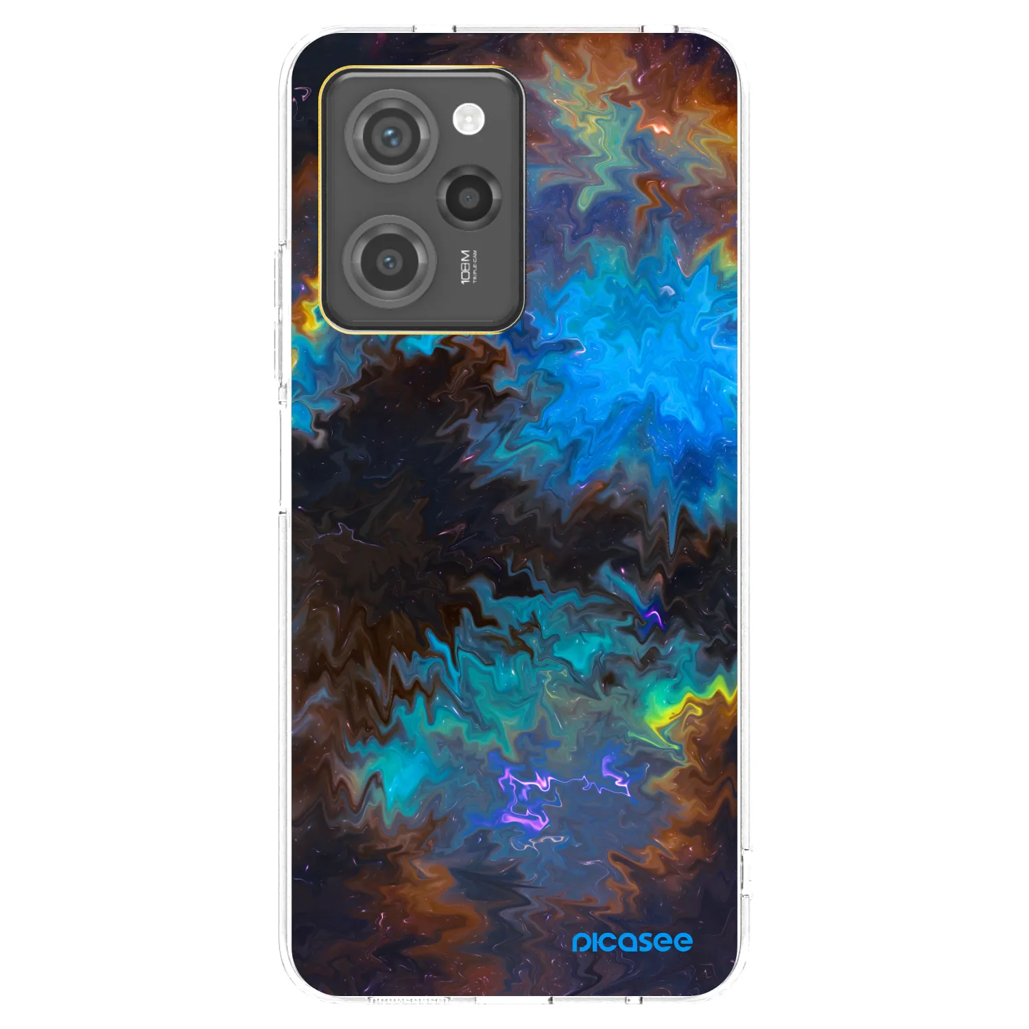 Picasee silikónový prehľadný obal pre Xiaomi Poco X5 Pro - Space