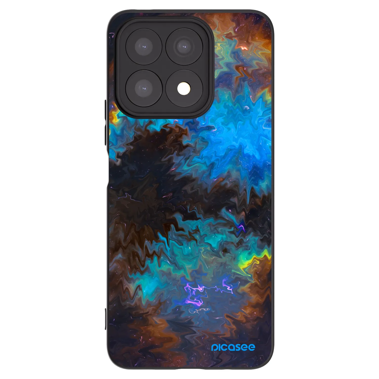 Picasee silikónový čierny obal pre Honor X8a - Space