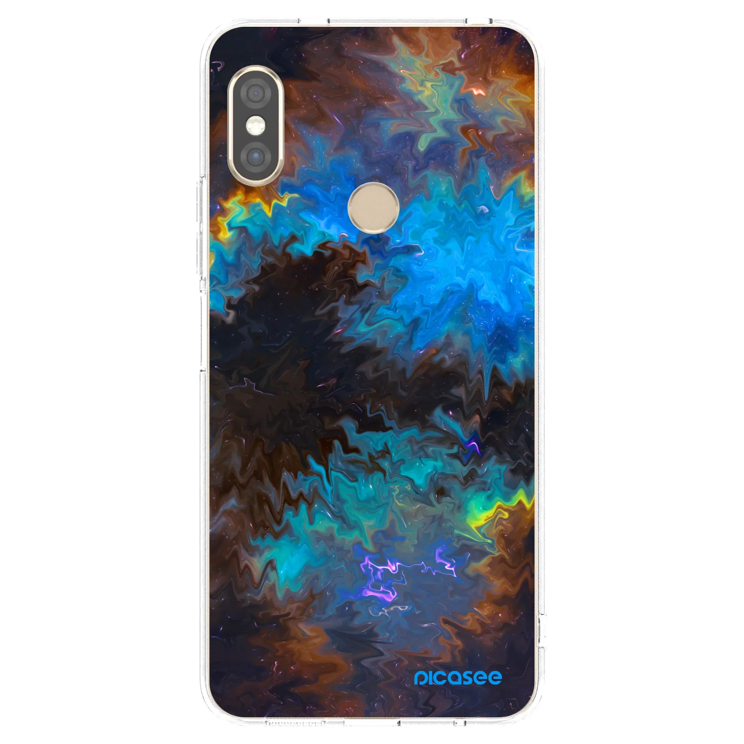 Silikónový prehľadný obal pre Xiaomi Redmi Note 5 Global - Space