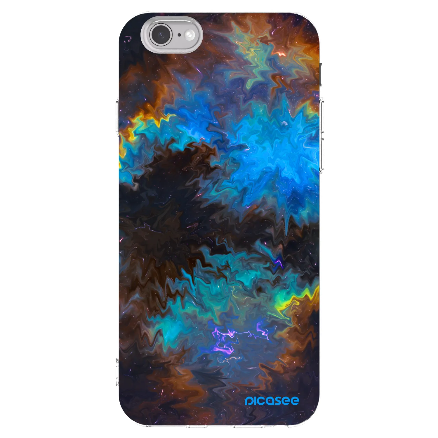 Picasee silikónový prehľadný obal pre Apple iPhone 6/6S - Space
