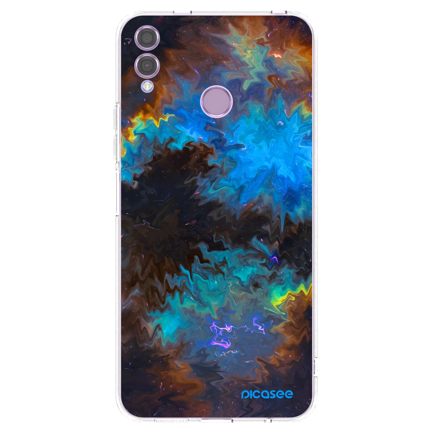 Picasee silikónový prehľadný obal pre Honor 8X - Space