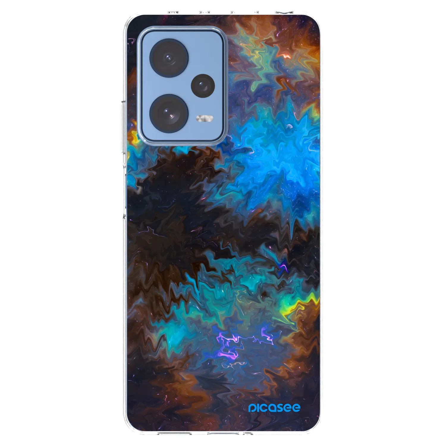 Picasee silikónový prehľadný obal pre Xiaomi Redmi Note 12 Pro 5G - Space
