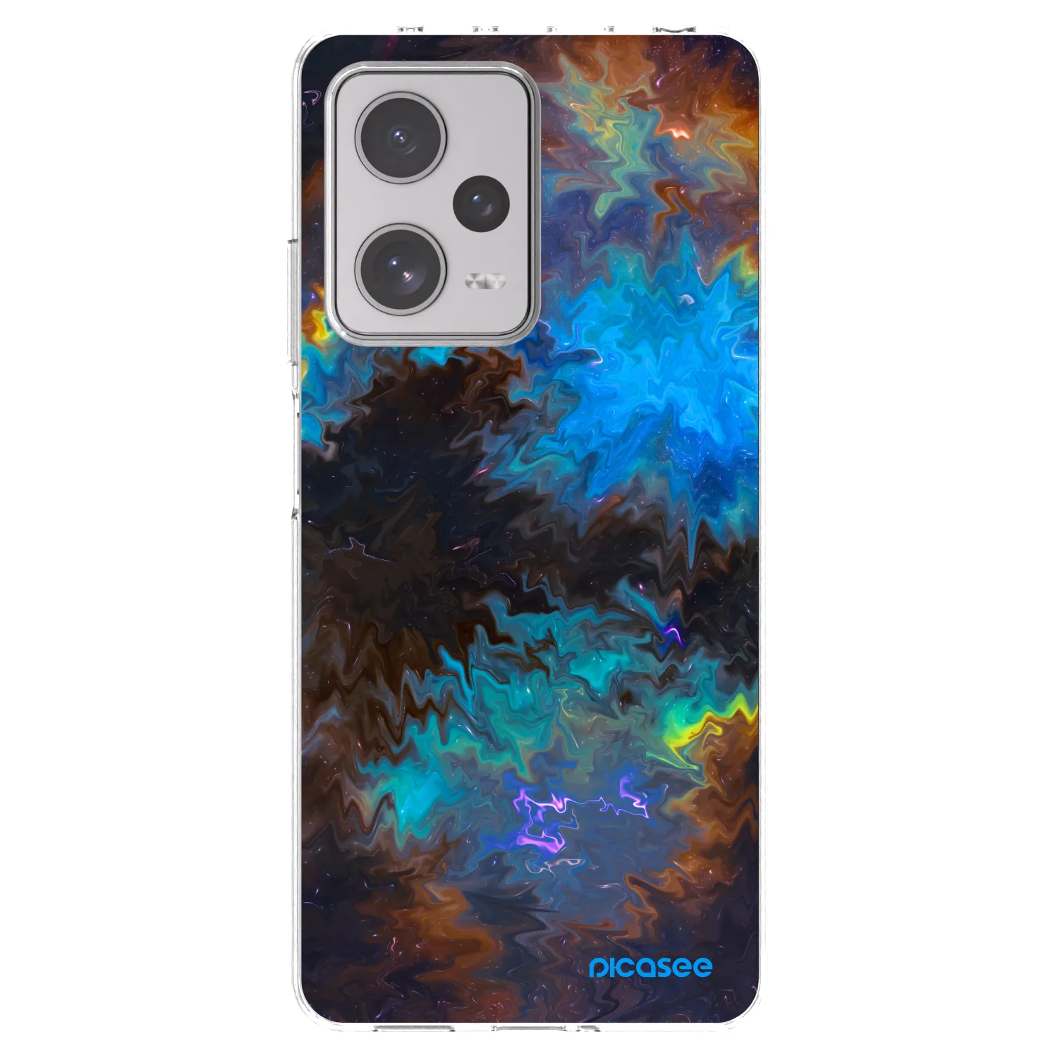 Picasee silikónový prehľadný obal pre Xiaomi Redmi Note 12 Pro+ 5G - Space