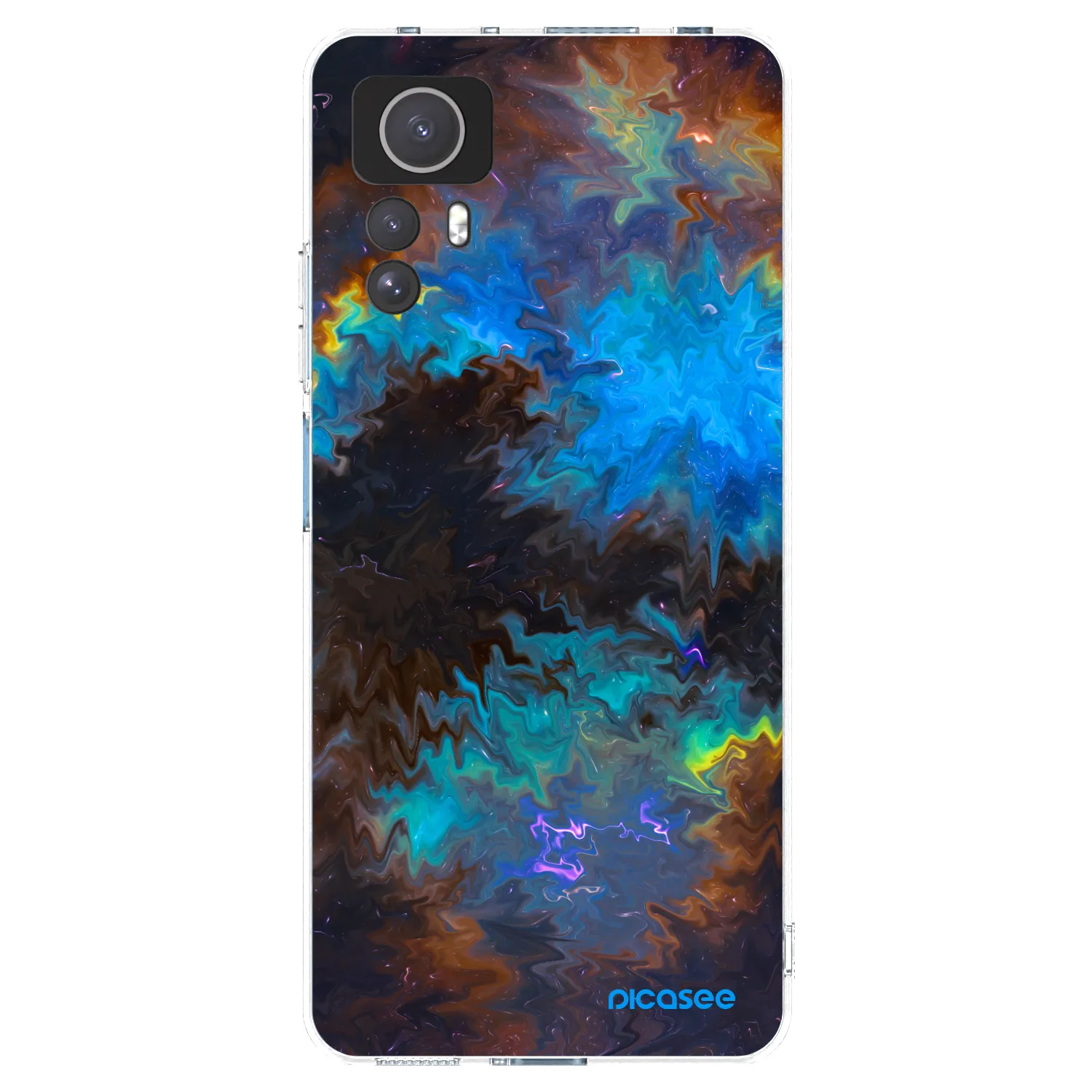 Picasee silikónový prehľadný obal pre Xiaomi Redmi Note 12S - Space