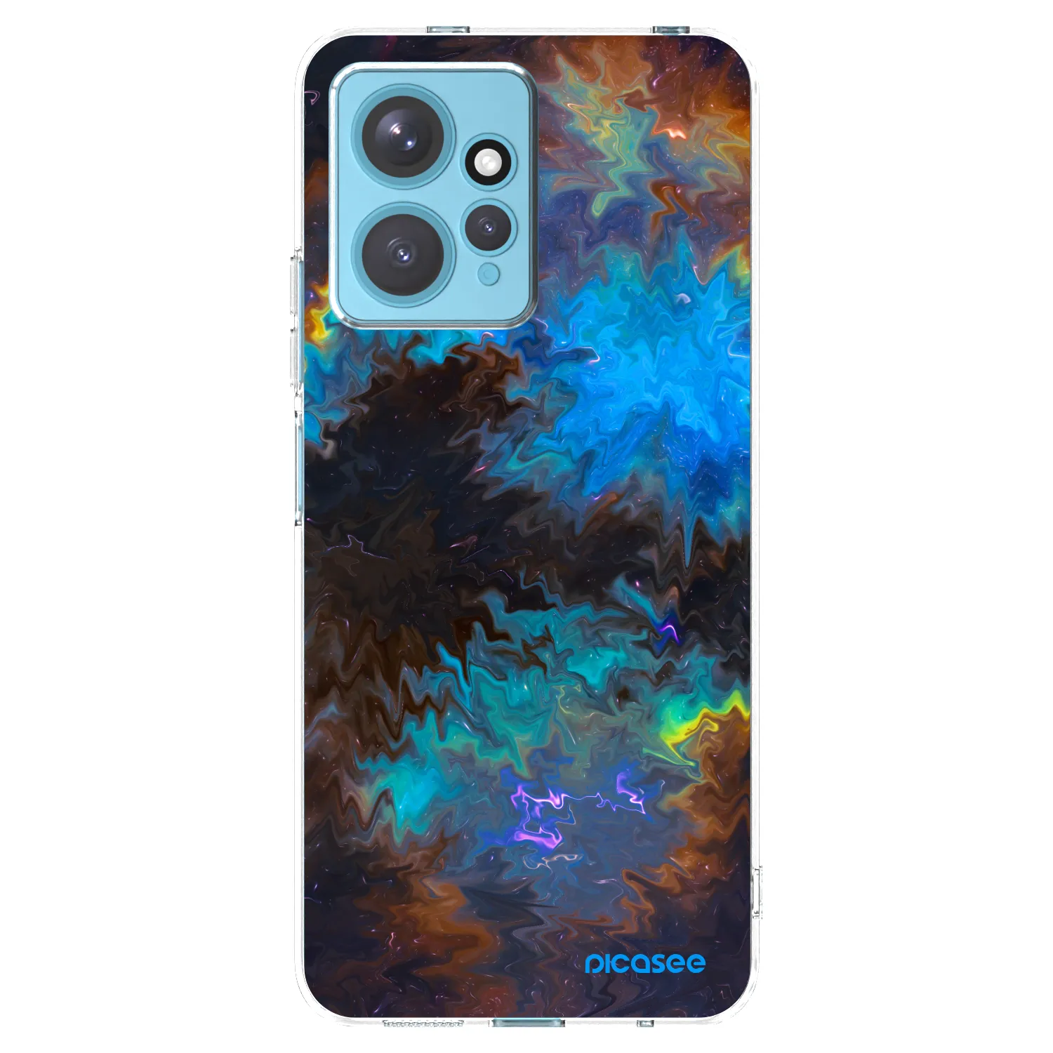Picasee silikónový prehľadný obal pre Xiaomi Redmi Note 12 4G - Space