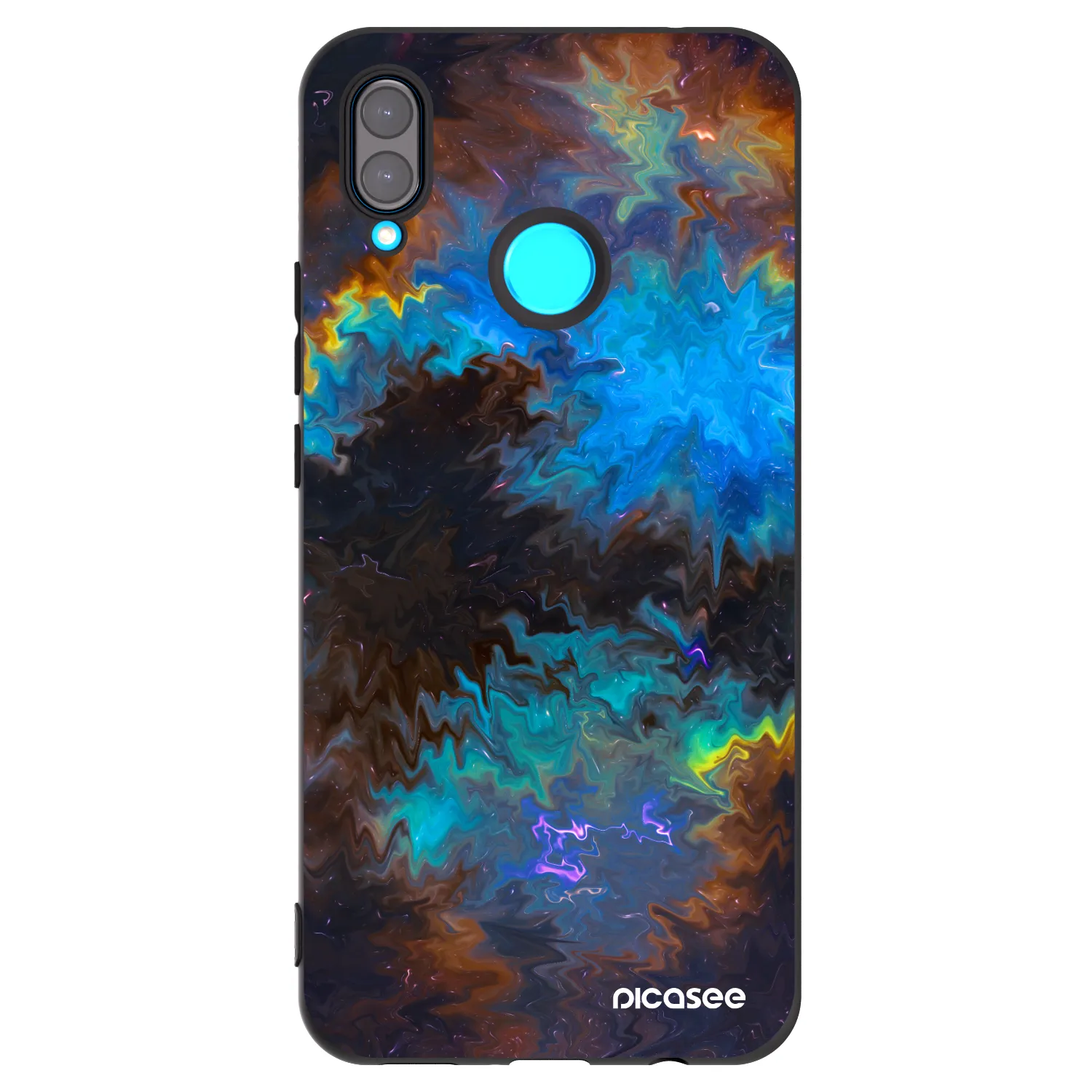 Picasee silikónový čierny obal pre Huawei Nova 3i - Space