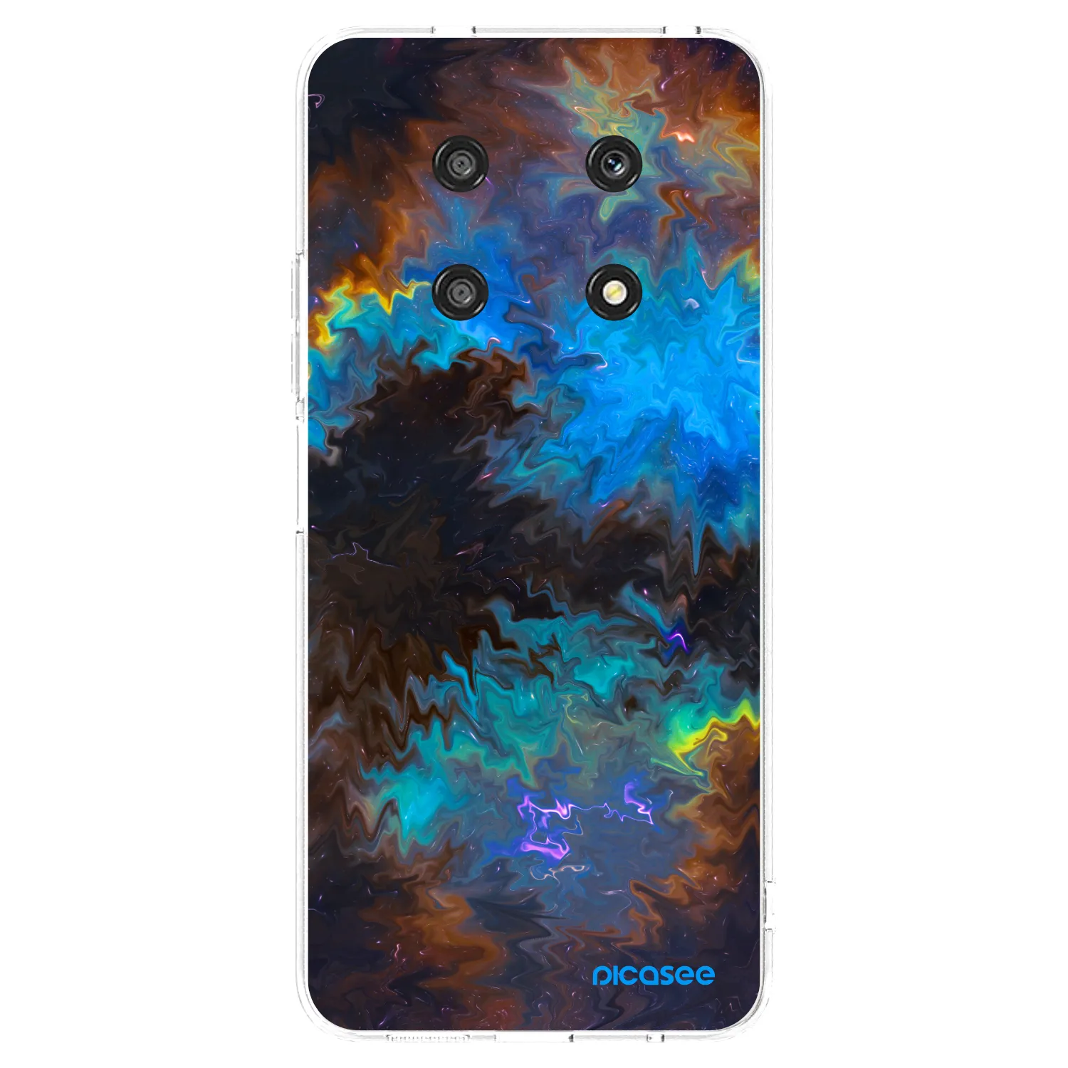 Picasee silikónový prehľadný obal pre Honor Magic4 Lite 5G - Space