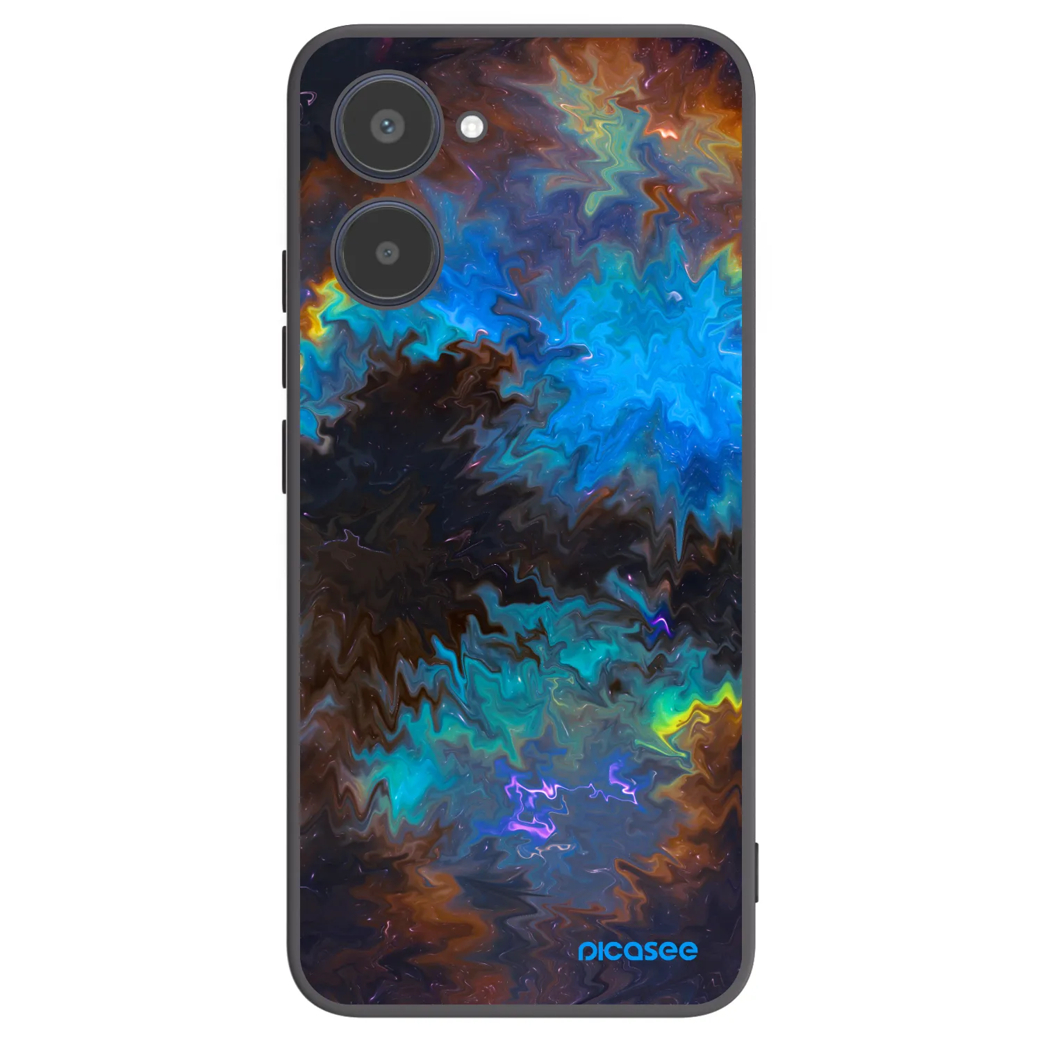 Picasee silikónový čierny obal pre Realme 10 4G - Space