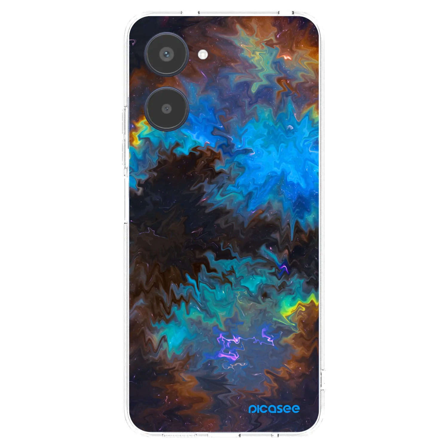 Picasee silikónový prehľadný obal pre Realme 10 4G - Space